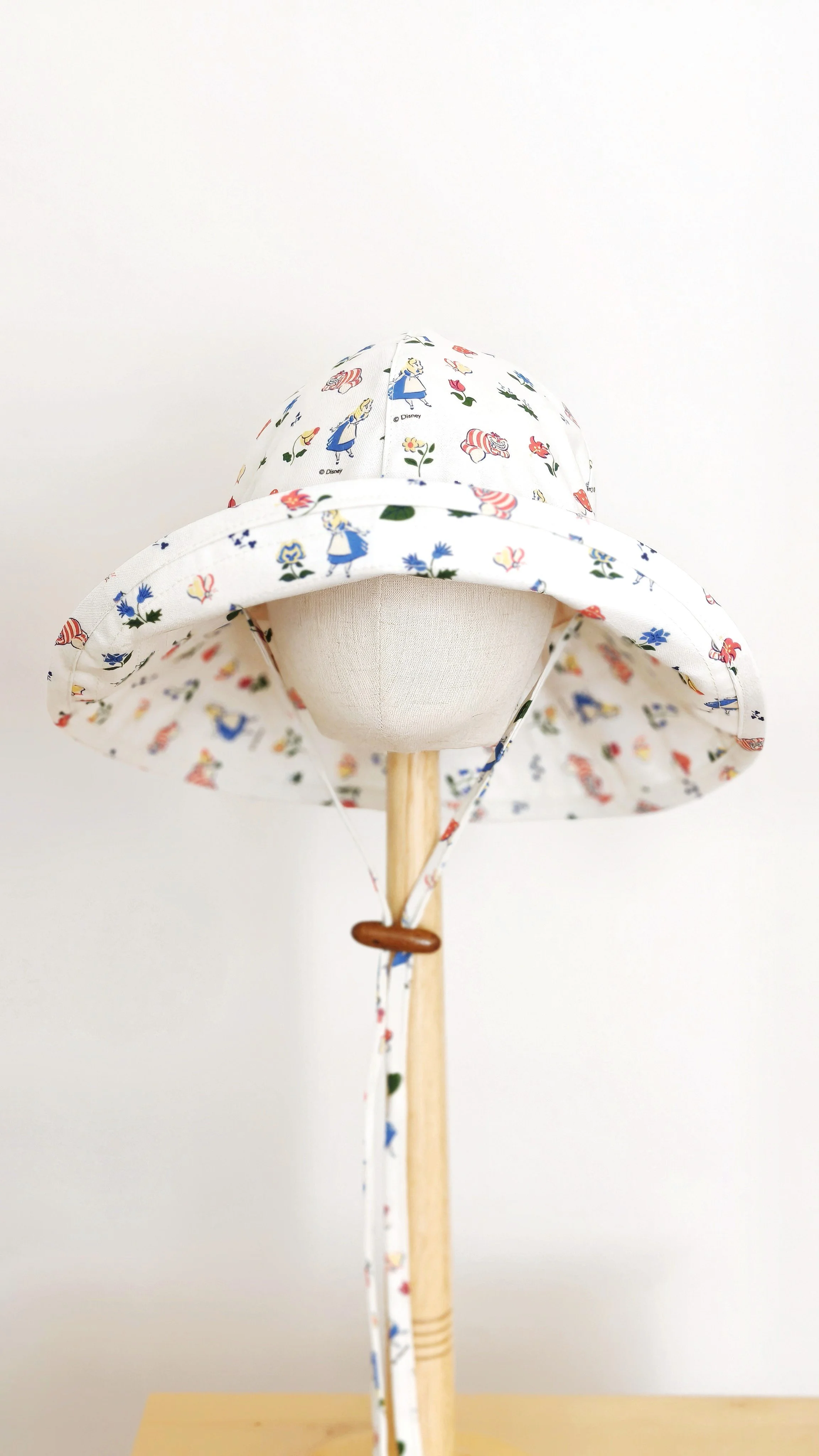 Kids Wide Brim Cotton Summer Sun Hat - Wonderland