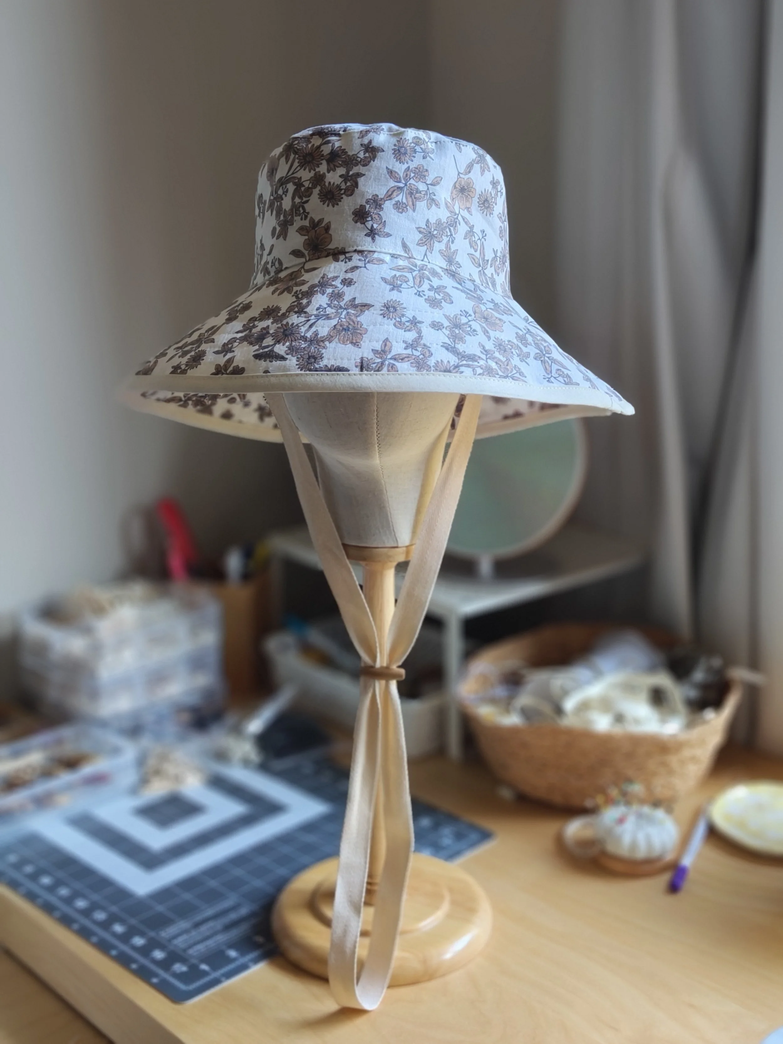 Linen Cotton Summer Sun Hat - Chasing Sun