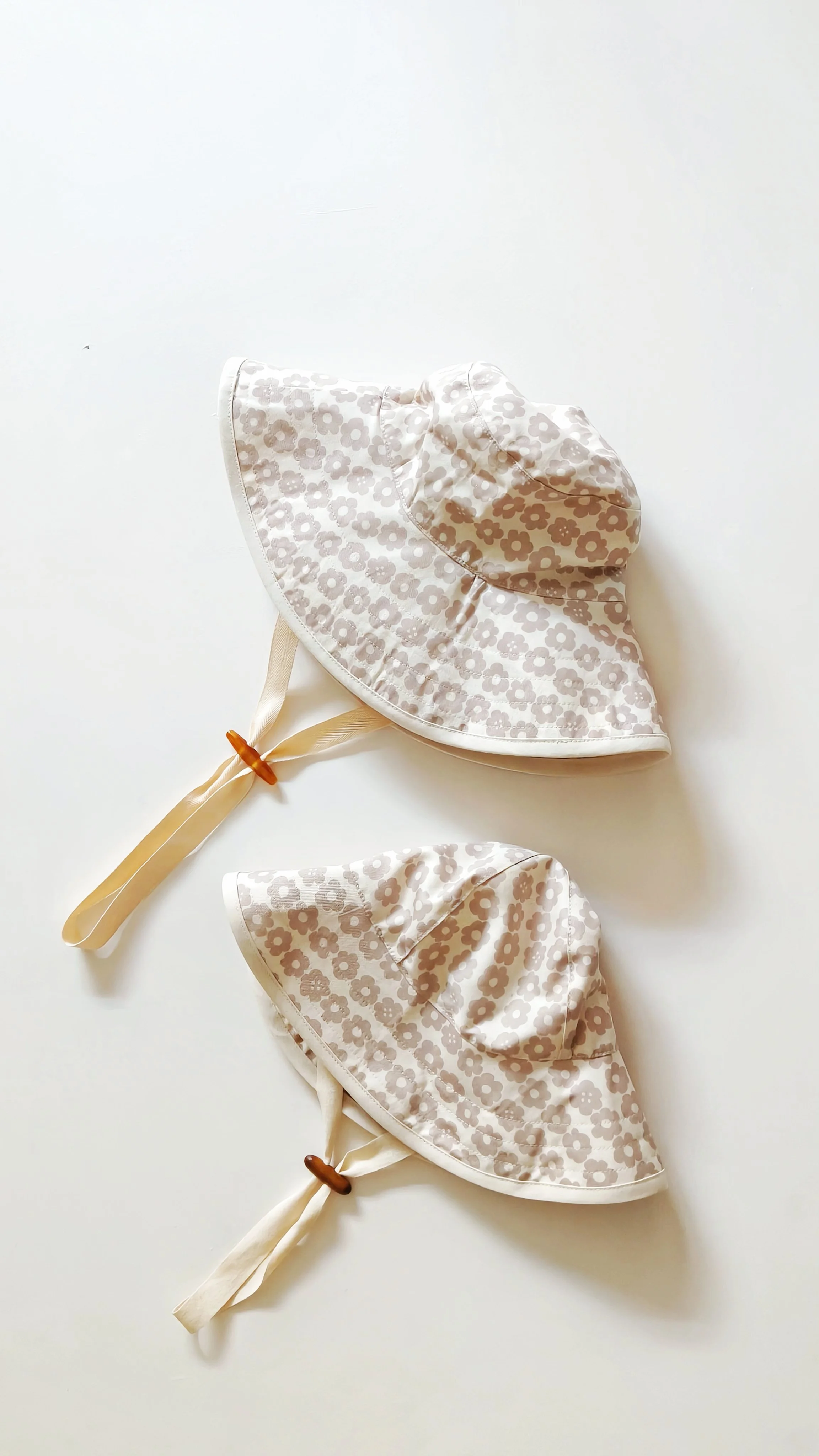 Matching Wide Brim Sun Hat Set - Maki Floral