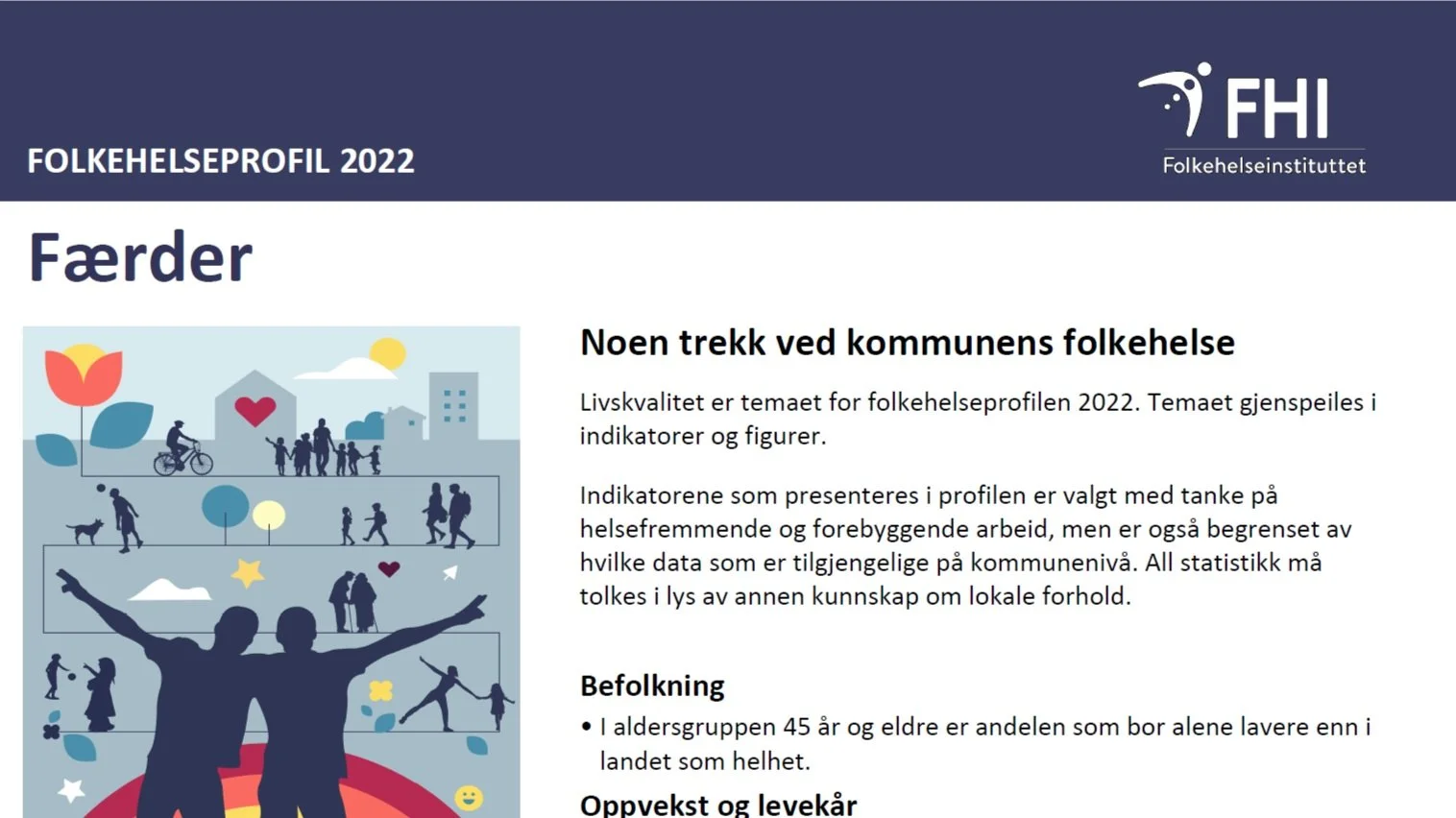 Folkehelseprofilene for kommunene er publisert