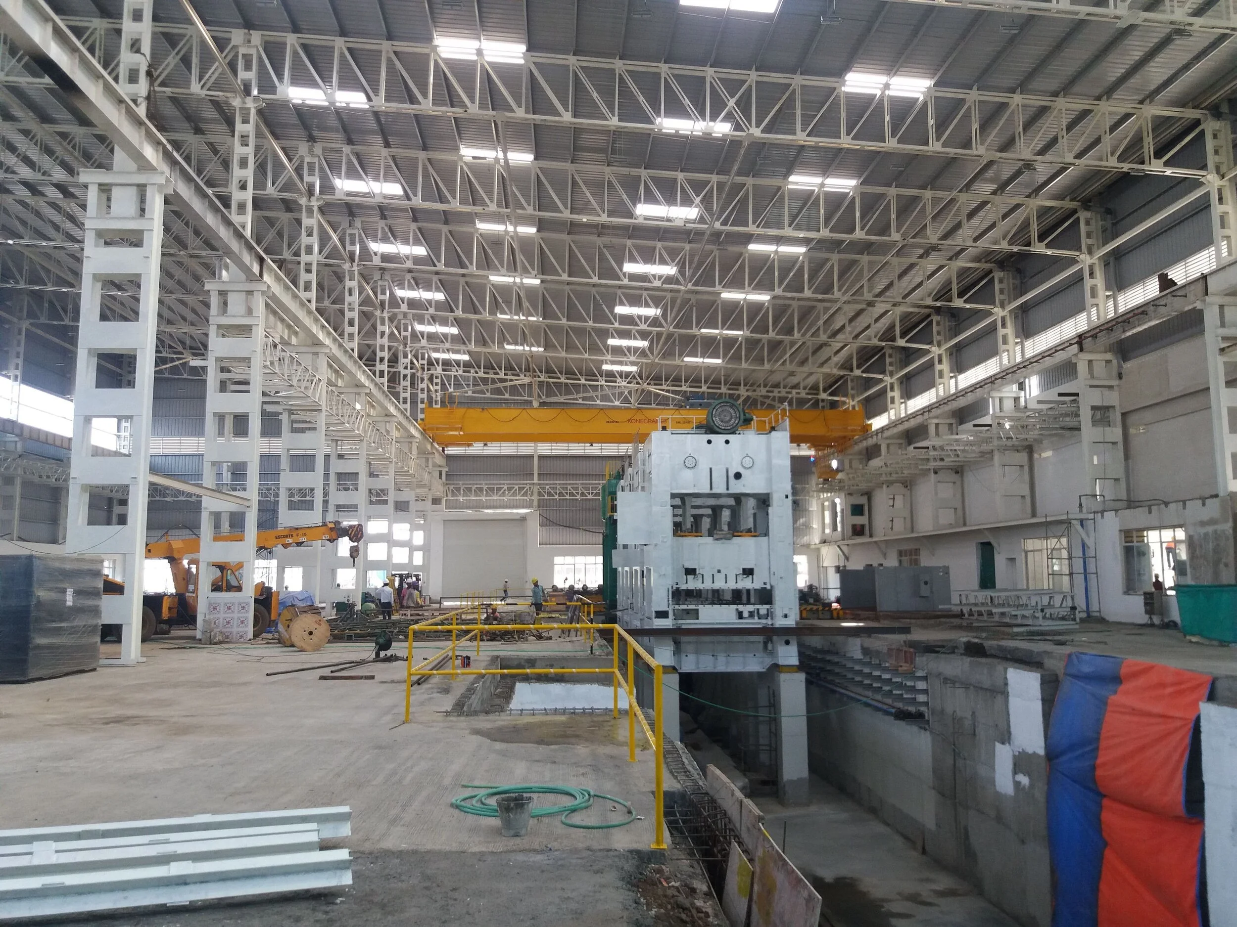 50% project (final concreting,presses pre-installation) Kanhe II Pune (India)2018