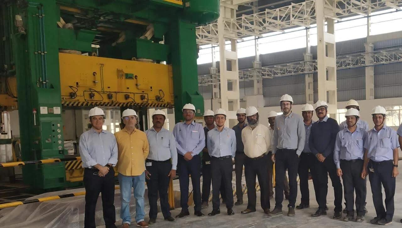 planned visit from the executive staff in Europe &amp; India to review the status of project on site.from the left ,Mr Yudego (commercial Director),me (Country Project Manager),Narendra Gitay (Civil&amp;Installations manager),Shantanu Parvati (COO S…