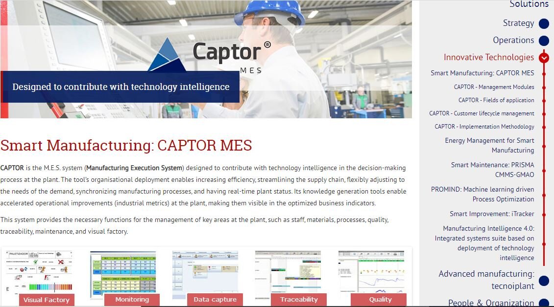 Implantation of CMMS (GMAO) ,computerized maintenance management information,global software for CIE AUTOMOTIVE for plants/business analysing system variables and key performance indicators enabling forecasting abnormal situations.https://www.sistep…