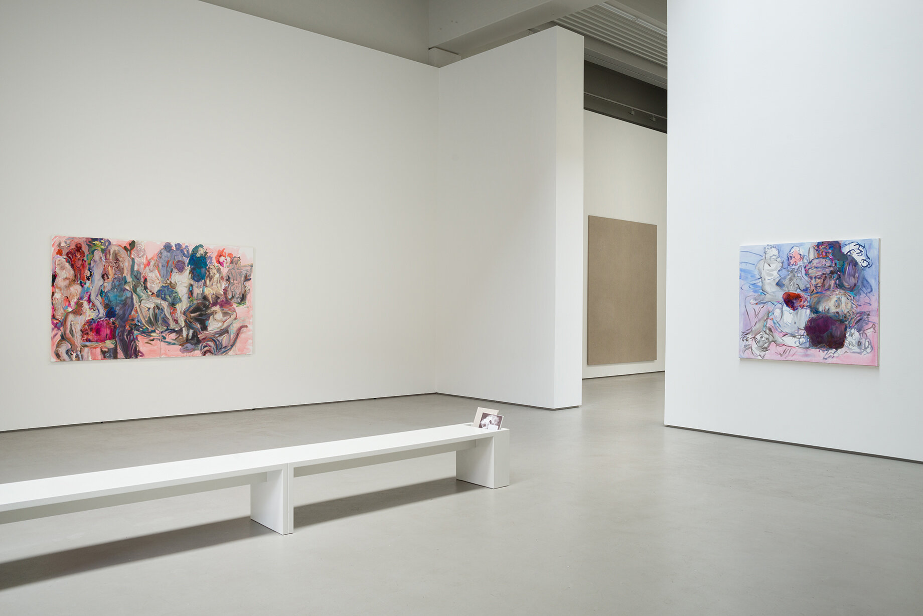  Installation view from Group show Galerie Judin, Berlin ’Helene Appel,  Alisa Margolis, Helen Verhoeven’ 2018 