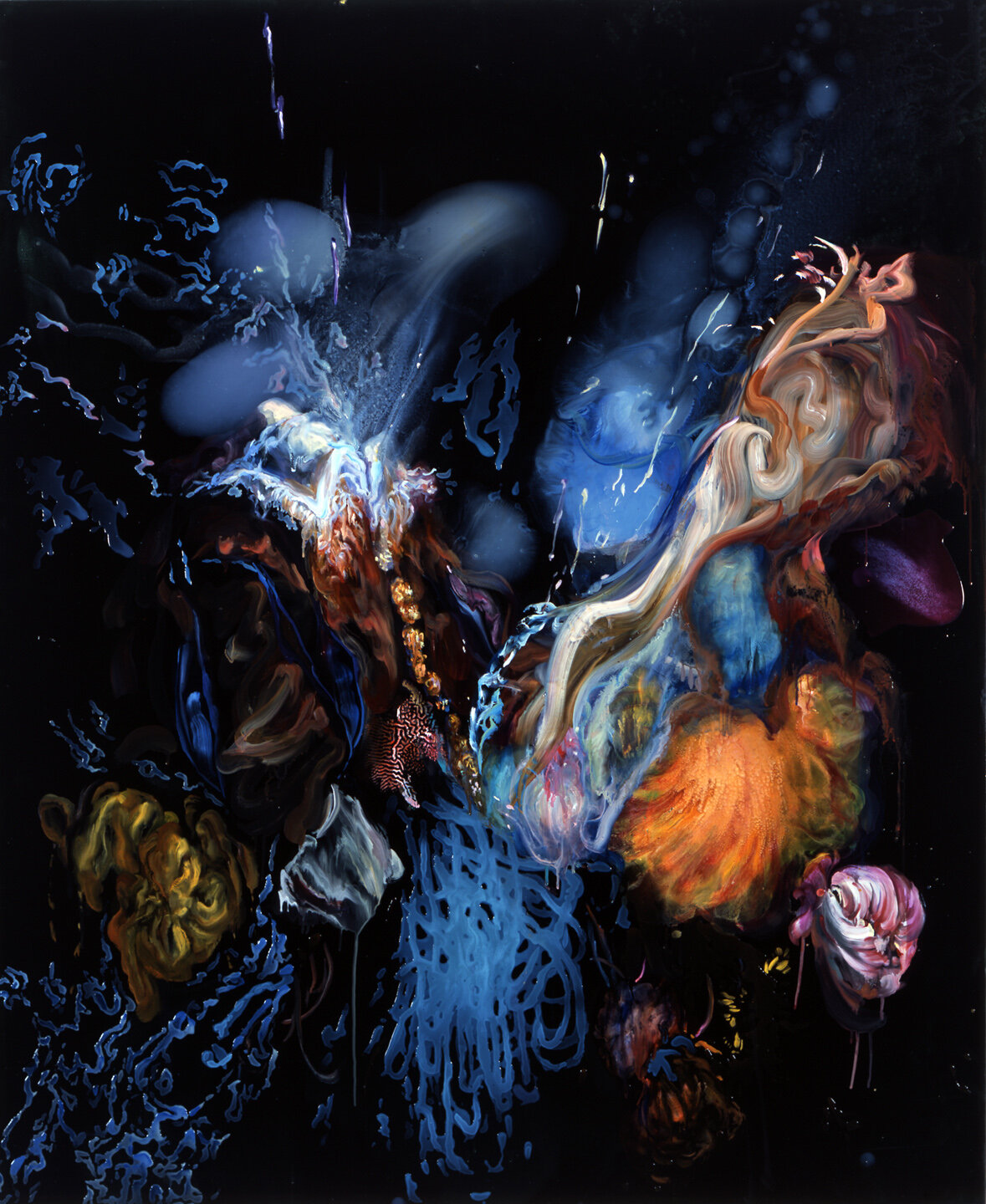  2006 oil and resin on canvas 160x130cm 