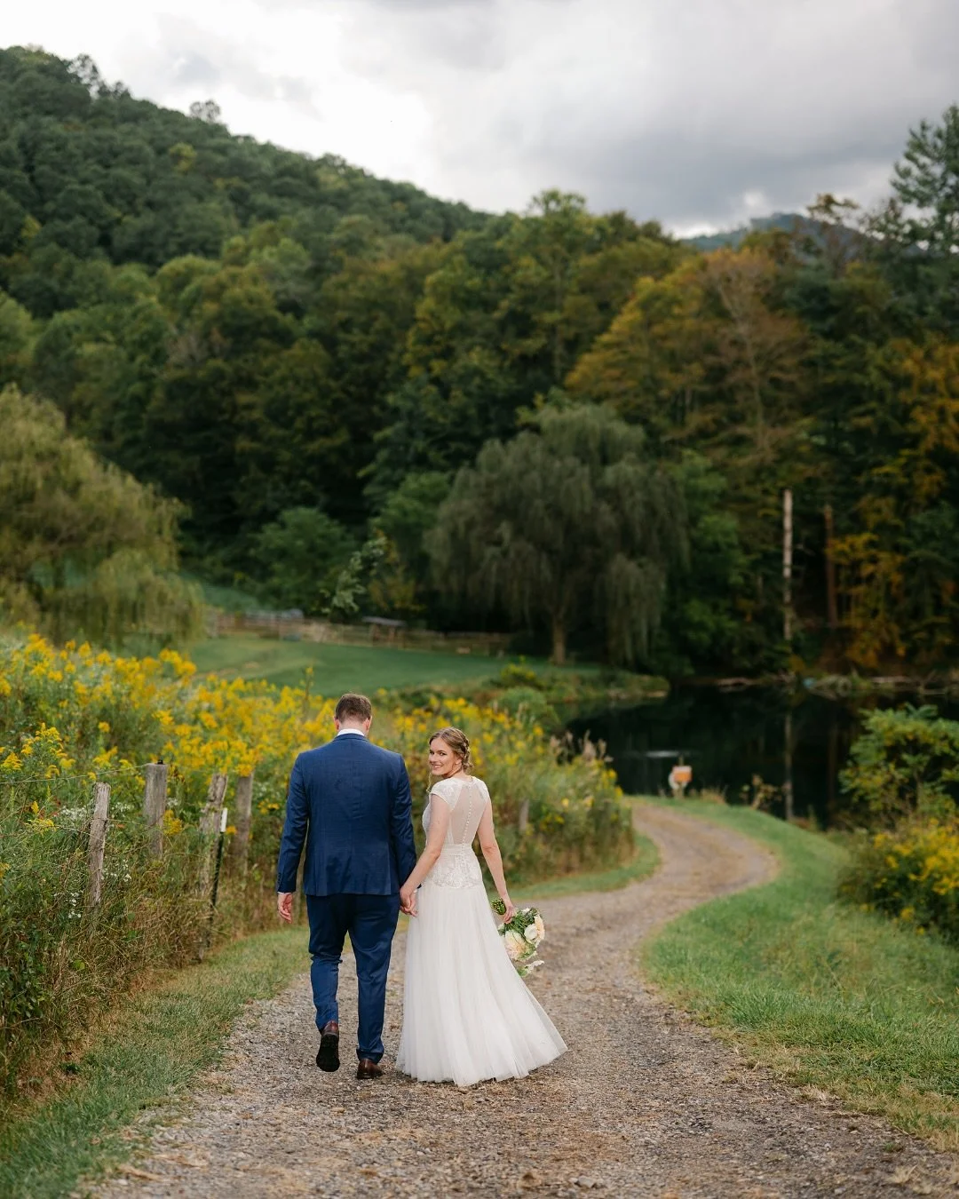 The day started with the ceremony at Claxton Farm where the couple married surrounded by mountains. And though the weather kept us on our toes, we wrapped up the last couple&rsquo;s shot just as the clouds began to gather&mdash;and then, like a curta