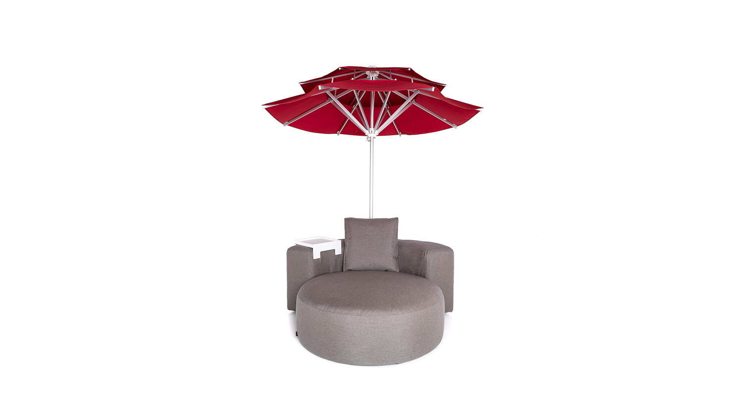 Lounge with parasol outdoor IKONO Online shop