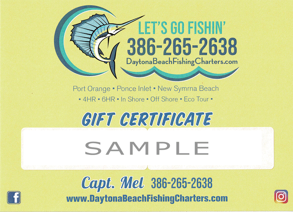Fishing Gift Certificate Template Fishing Gift Certificate Template