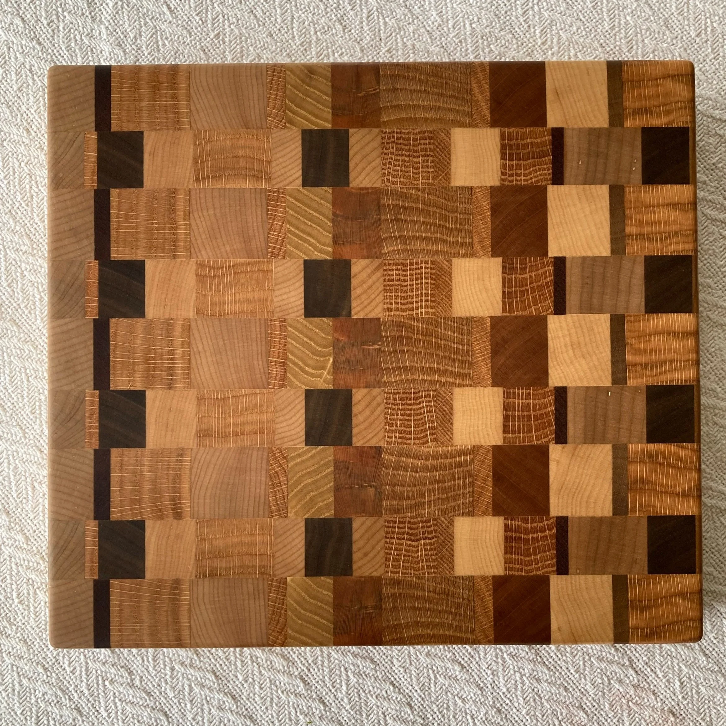 Cherry, Sapele, Maple, Oak, Walnut Cutting Board