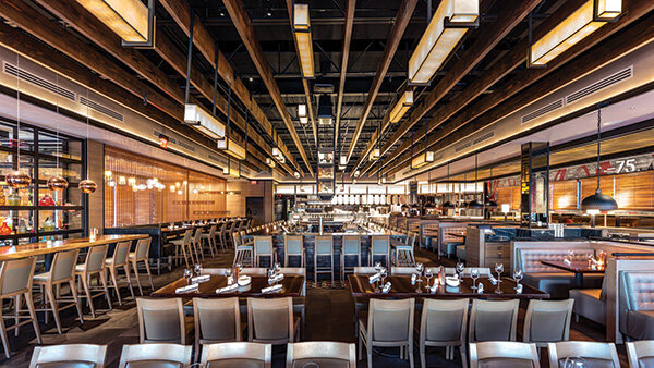 Firepoint Reveal Design Group, Fire Pit Grill Restaurant Newtown Square