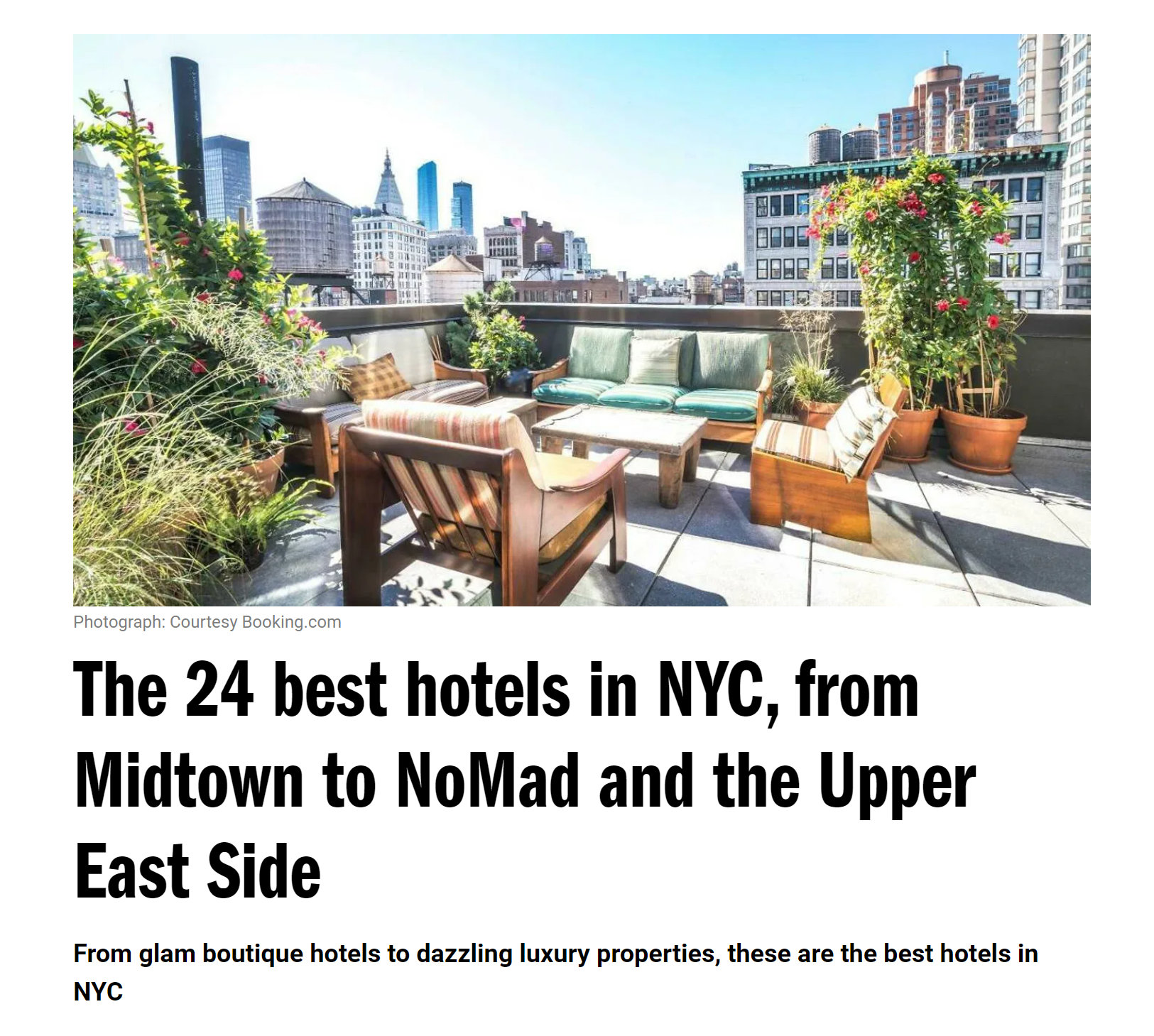 Kimpton Hotel | Time Out Magazine