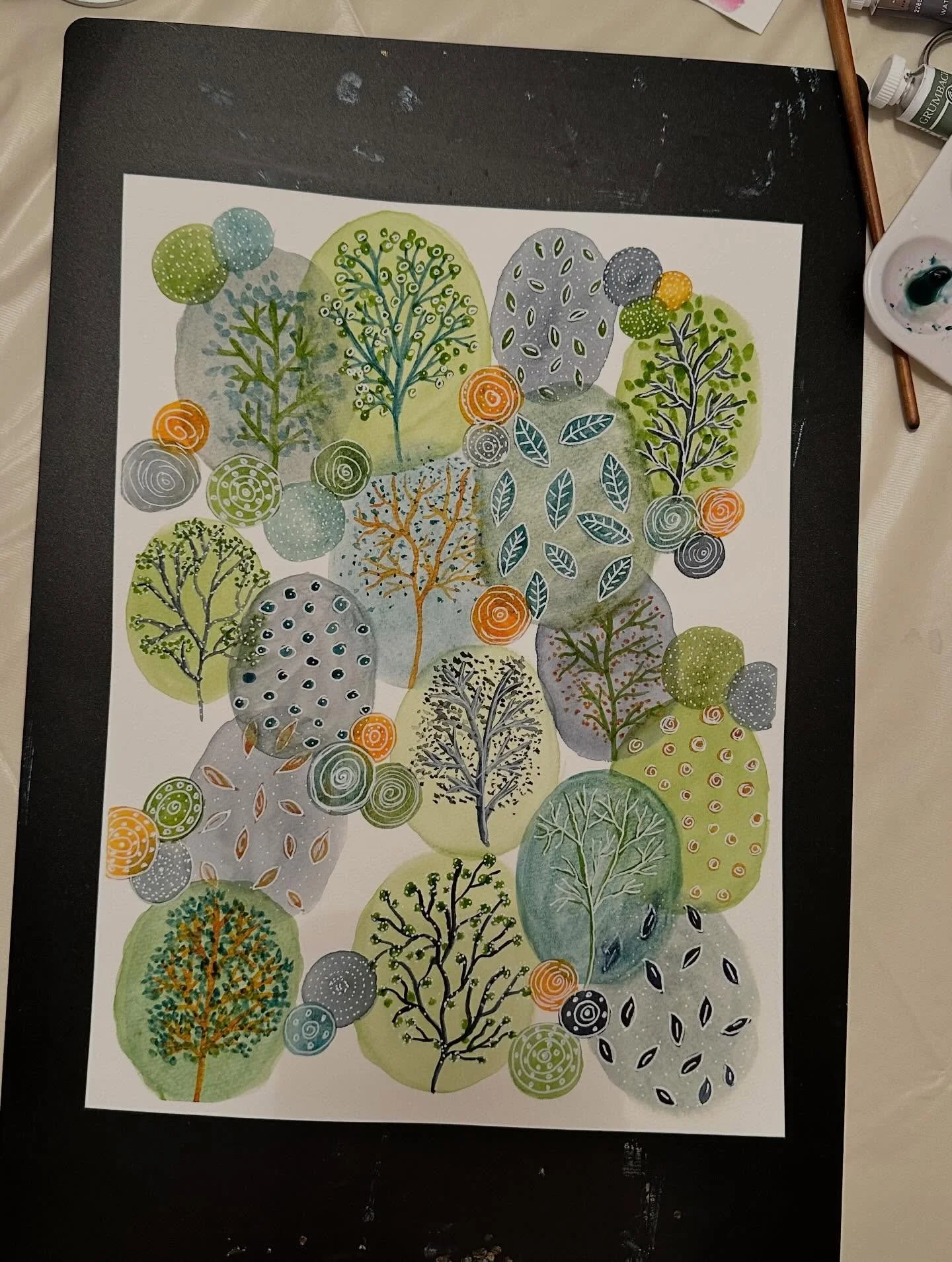 I&rsquo;m so excited to have two paintings chosen for an upcoming art show at @whiterabbitgalleries 🖼️

If you are in the Cleveland/Akron area, I hope you will visit the &ldquo;Flora&rdquo; exhibition on display from January 16th to February 14th at