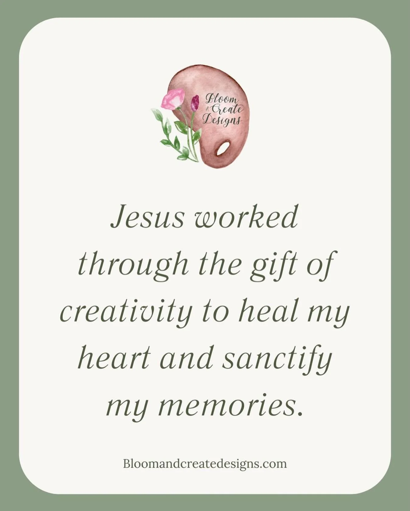 Let Him do the same for you!

Discover Christian Expressive Arts at BloomandCreateDesigns.com 🌷

#arthealstheheart #christianart #therapeuticart #healingtrauma #spiritualdirection