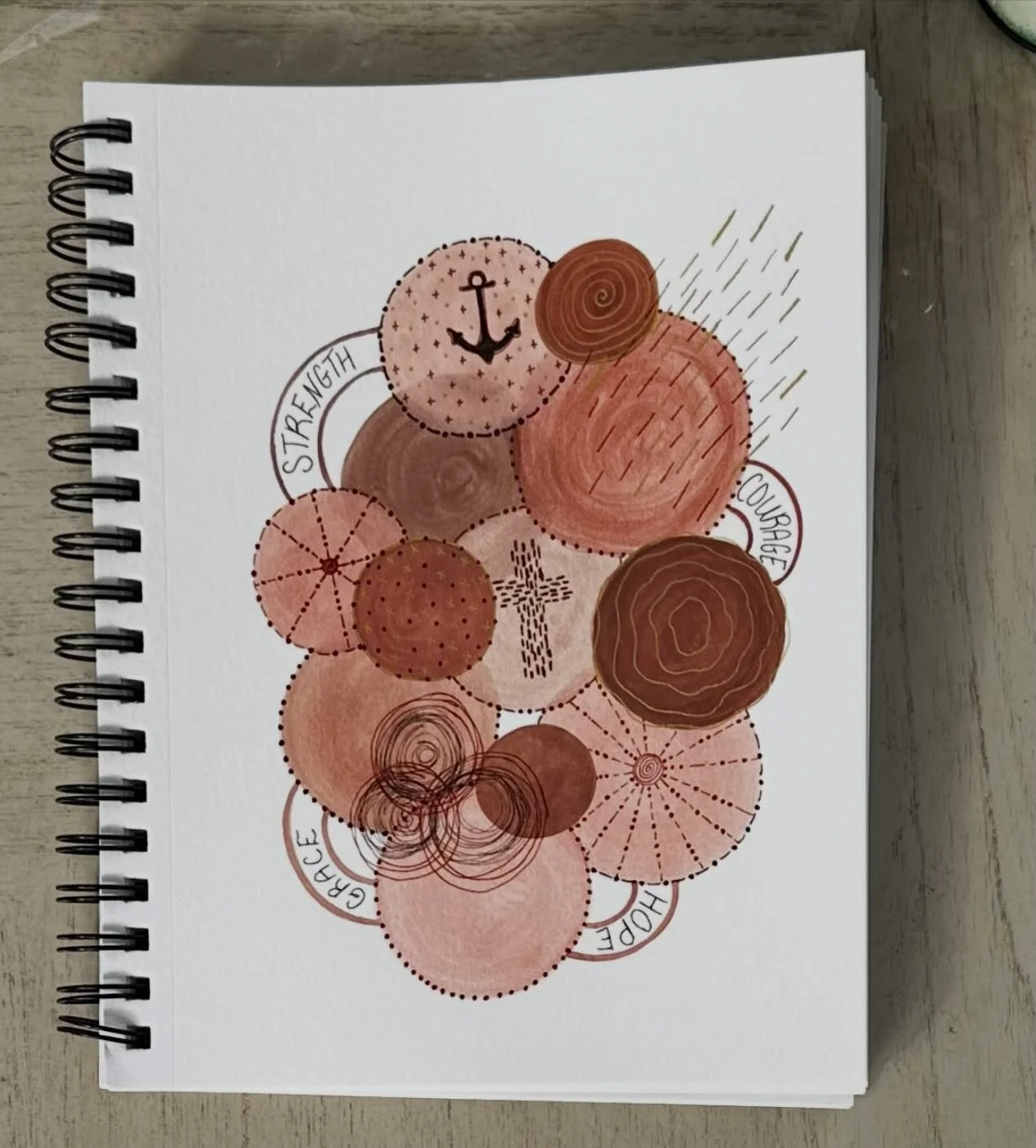 &ldquo;The LORD is my strength and shield. I trust him with all my heart. He helps me, and my heart is filled with joy. I burst out in songs of thanksgiving&rdquo; (Psalm 28:7).

Praying with watercolors gives me peace and strength. 🙏🌷

#christiana