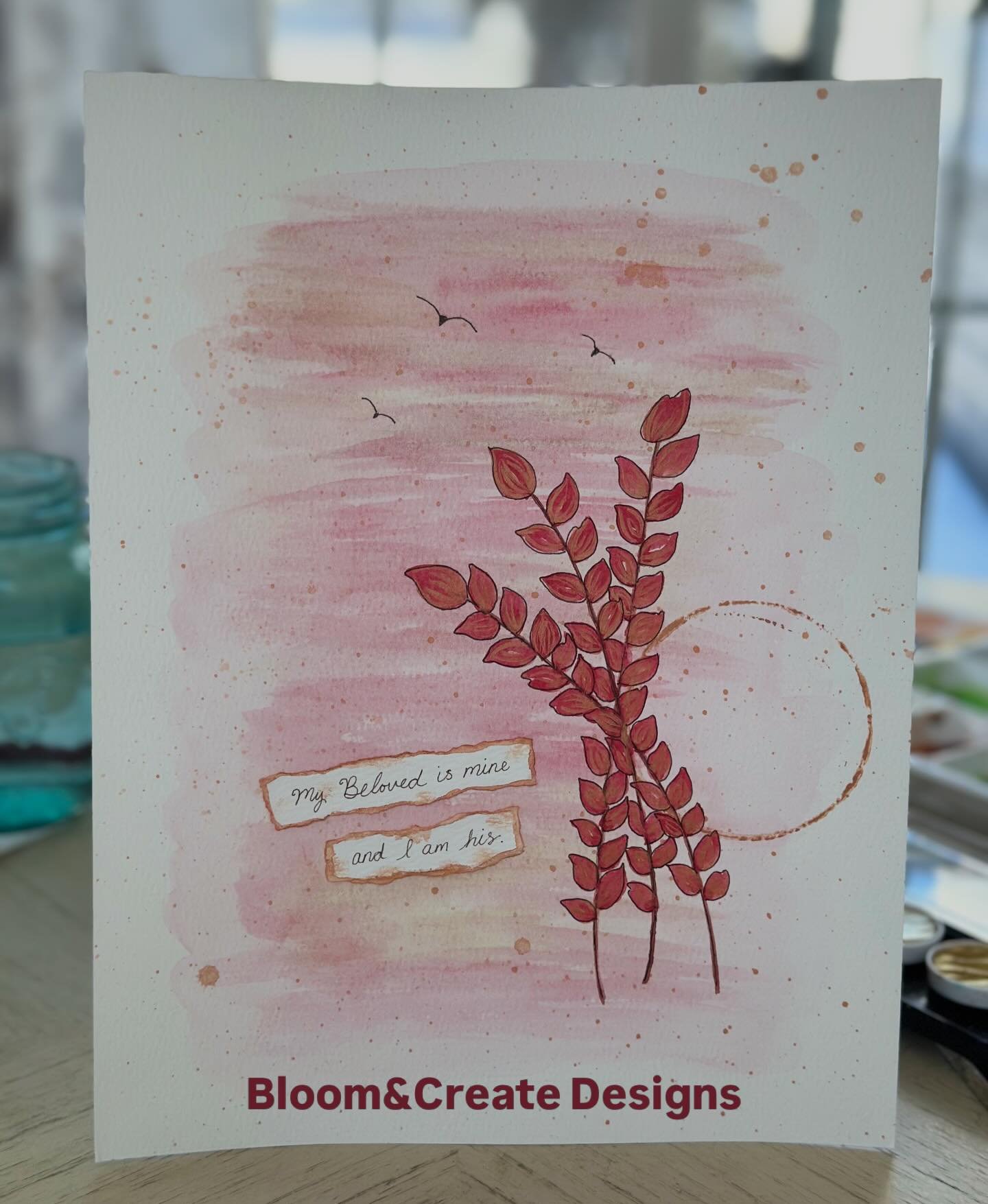 Praying and painting with the Song of Songs calms my mind and deepens my love of Jesus.

&ldquo;I am my Beloved&rsquo;s and my Beloved is mine.&rdquo; 6:13

BloomandCreateDesigns.com

#songofsongs #mybeloved #mybelovedismine #ilovejesus #christianart