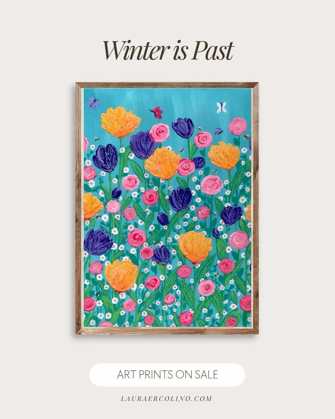 All fine art prints are on sale with free shipping through May. Come and browse the collection at LauraErcolino.com 🌷