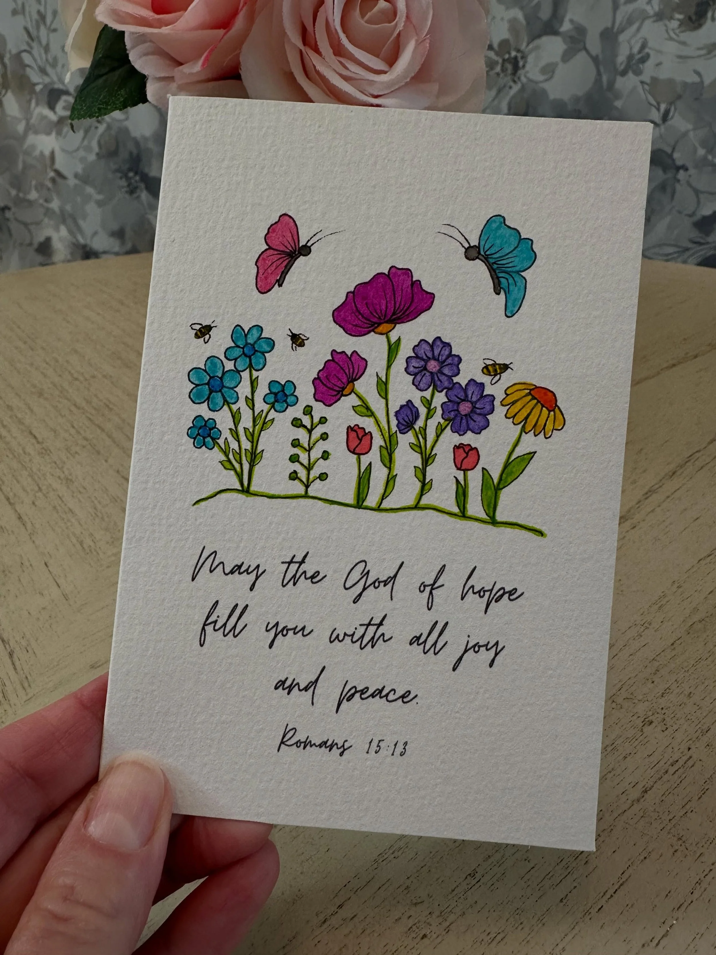 One of my favorite ways to relax is creating watercolor greeting cards. 

You can see my latest card designs in my Etsy Shop.
https://bloomcreatedesigns.etsy.com