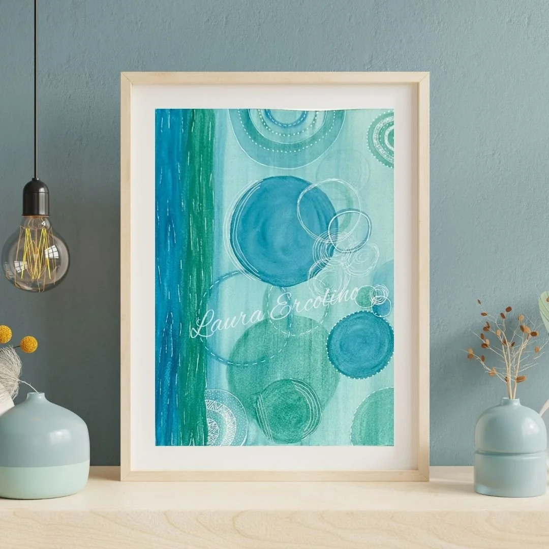 Peaceful Breathing Watercolor