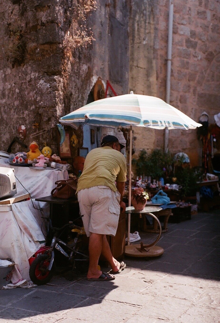 Man Under Umbrella