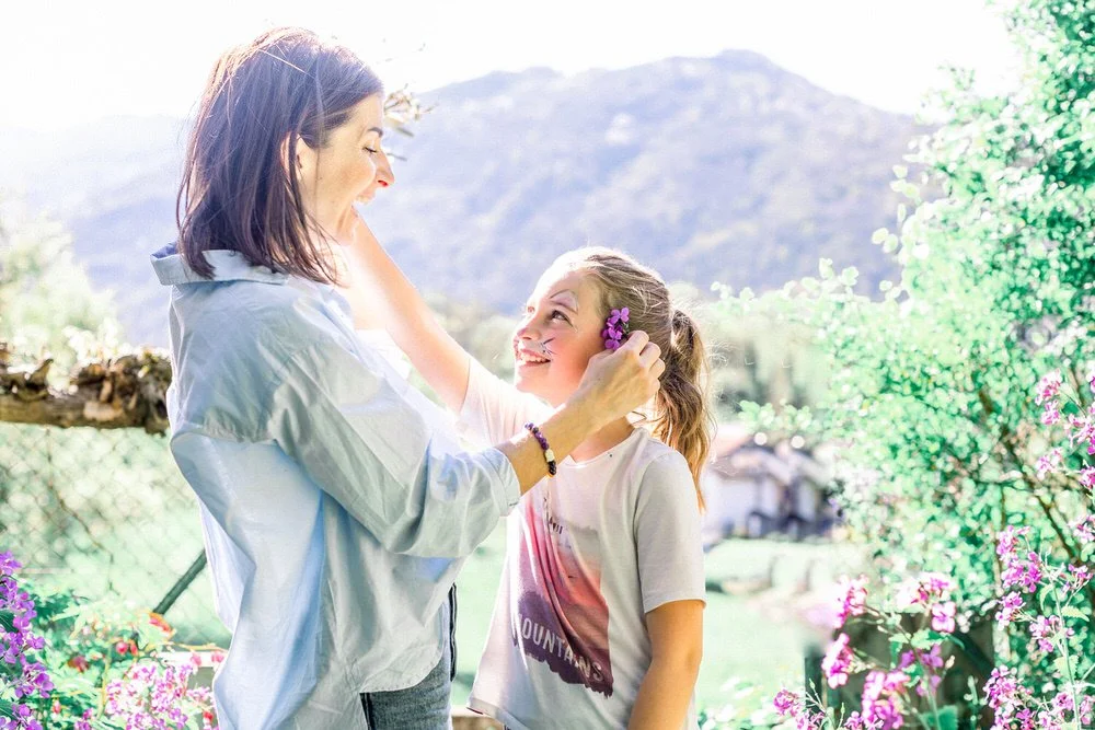 Séance famille à Toulouse, mère et fille