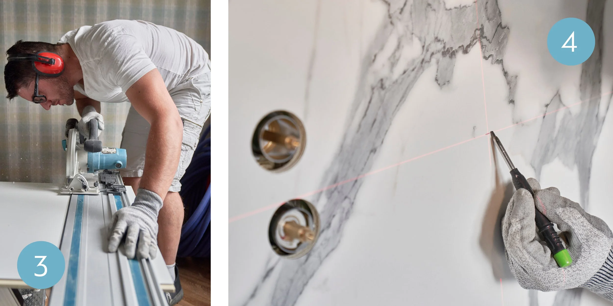 How to Install Bathroom Wall Panels — Mermaid