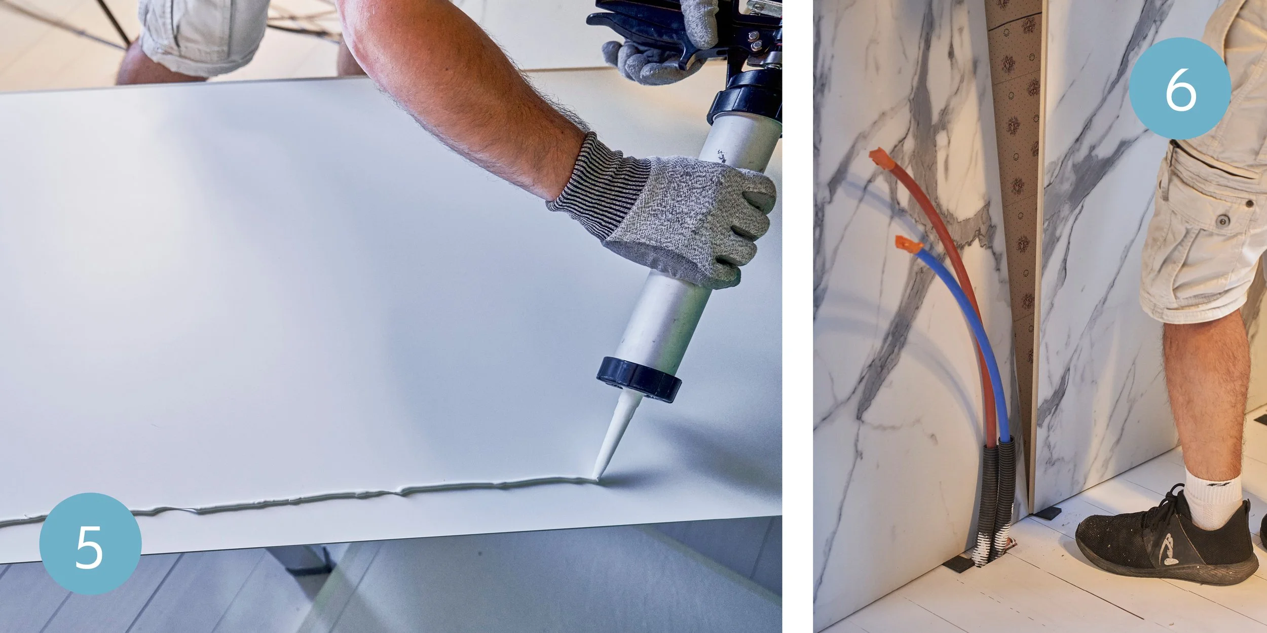 How to Install Bathroom Wall Panels — Mermaid