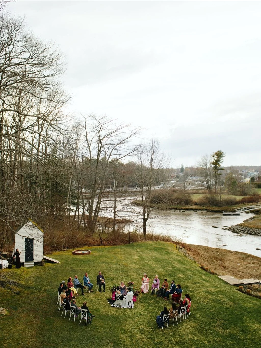 into a non-traditional ceremony you say? you&rsquo;ll want to take notes from annie + rachel- here&rsquo;s a few of our favorite twists from their april 20 wedding 💕

&bull; have an intimate, circular ceremony - and sit in the middle with your offic