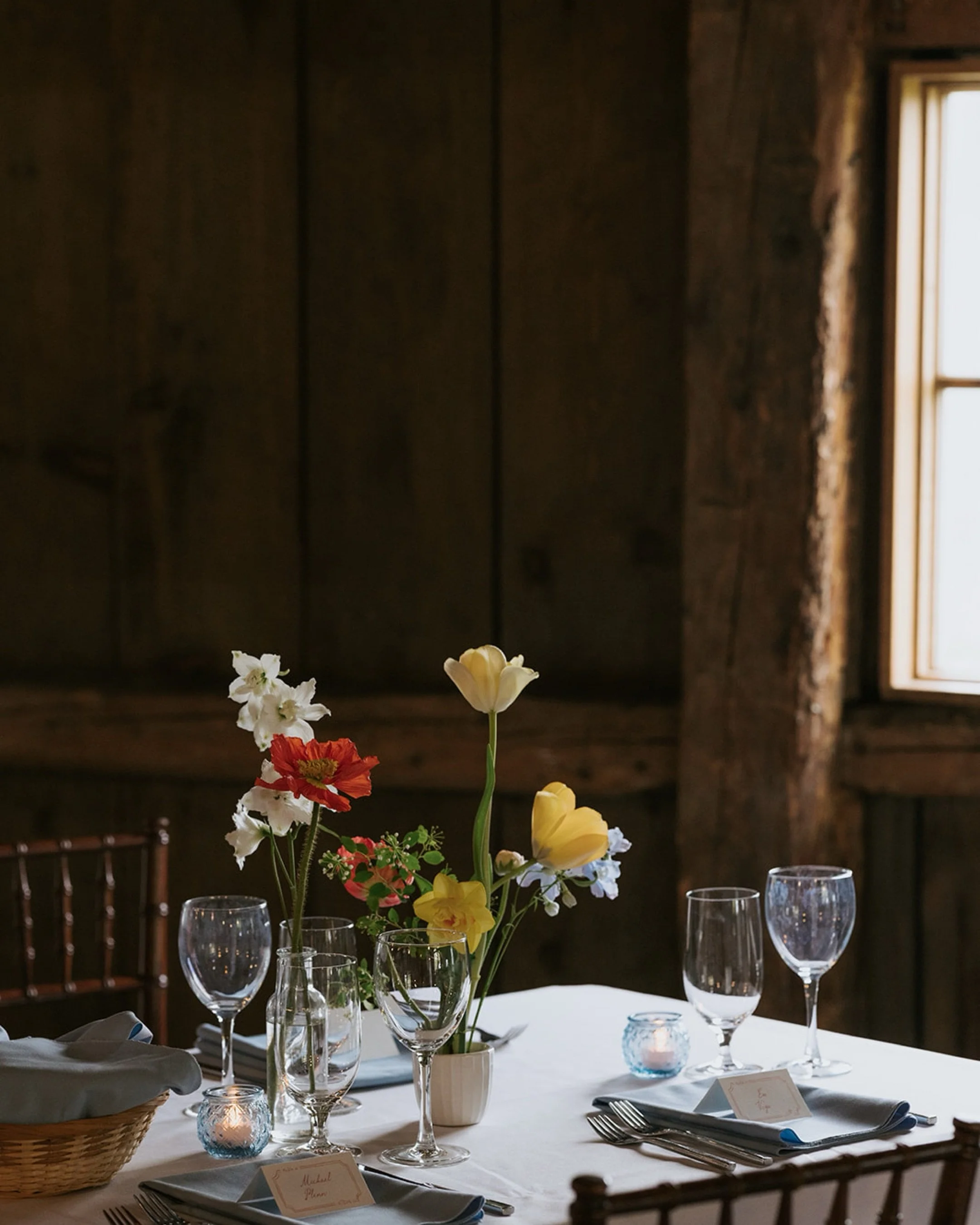 this may wedding day is on our minds &mdash; it was a day like much of this past month in maine has been, the rain was falling, and it was wet. ellie + josh, forever joyful and positive, wanted an outdoor wedding. the owners at cunningham farm had se