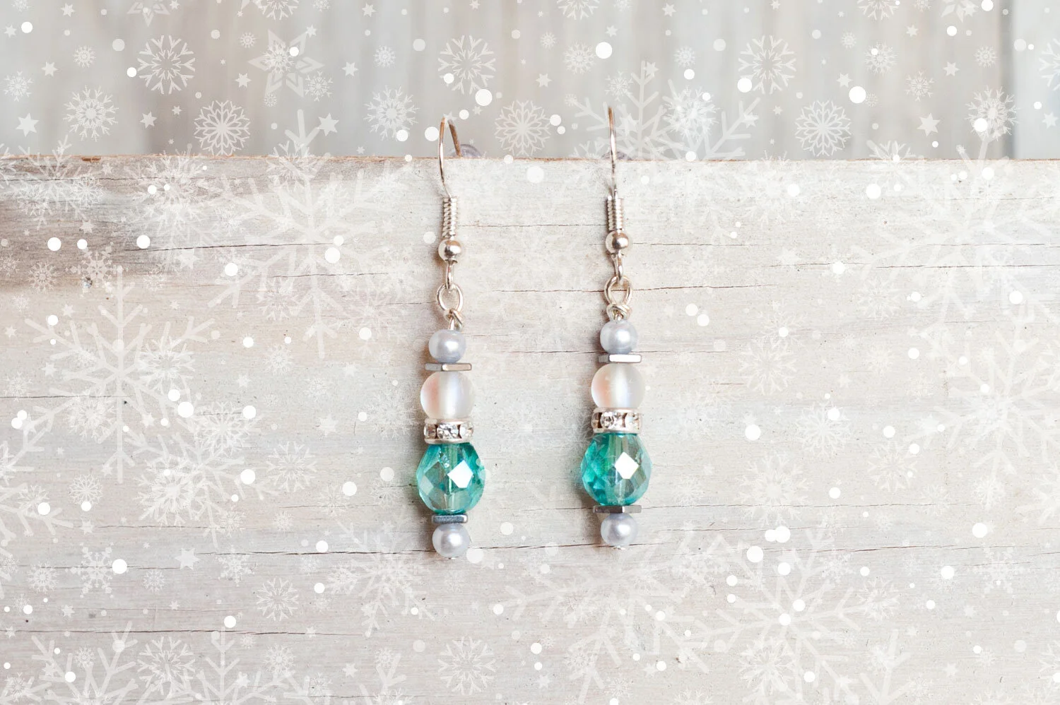 Snow and Ice Earrings