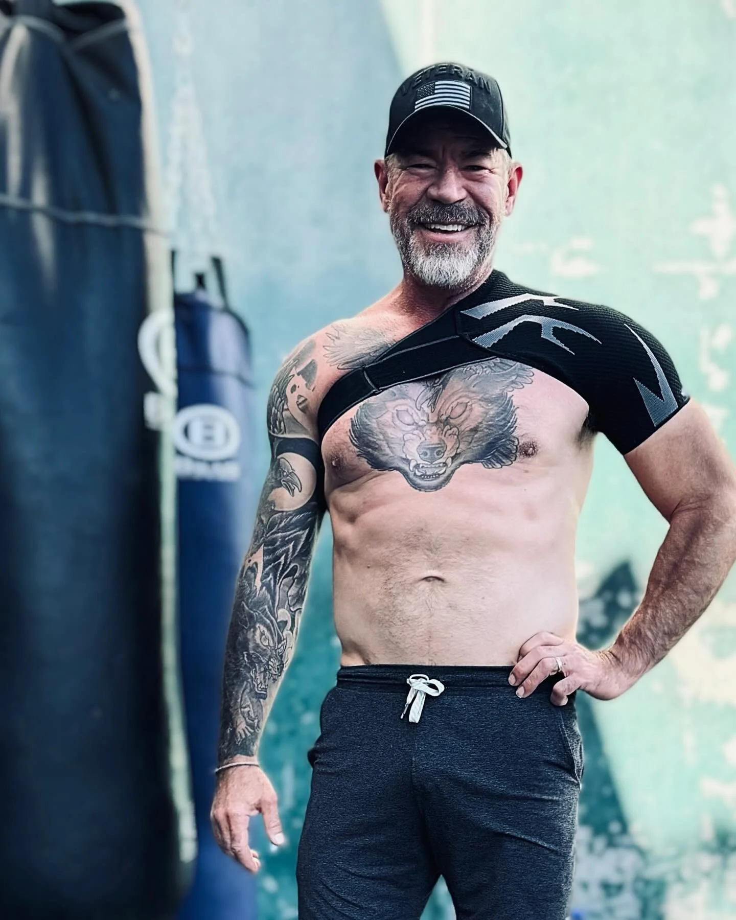 Been using the @anaconda_fightwear shoulder brace this last week and highly recommend for those of us with shoulder issues.  Super supportive and high compression brace.  Back hitting the bag and maybe back on the mats&hellip;
