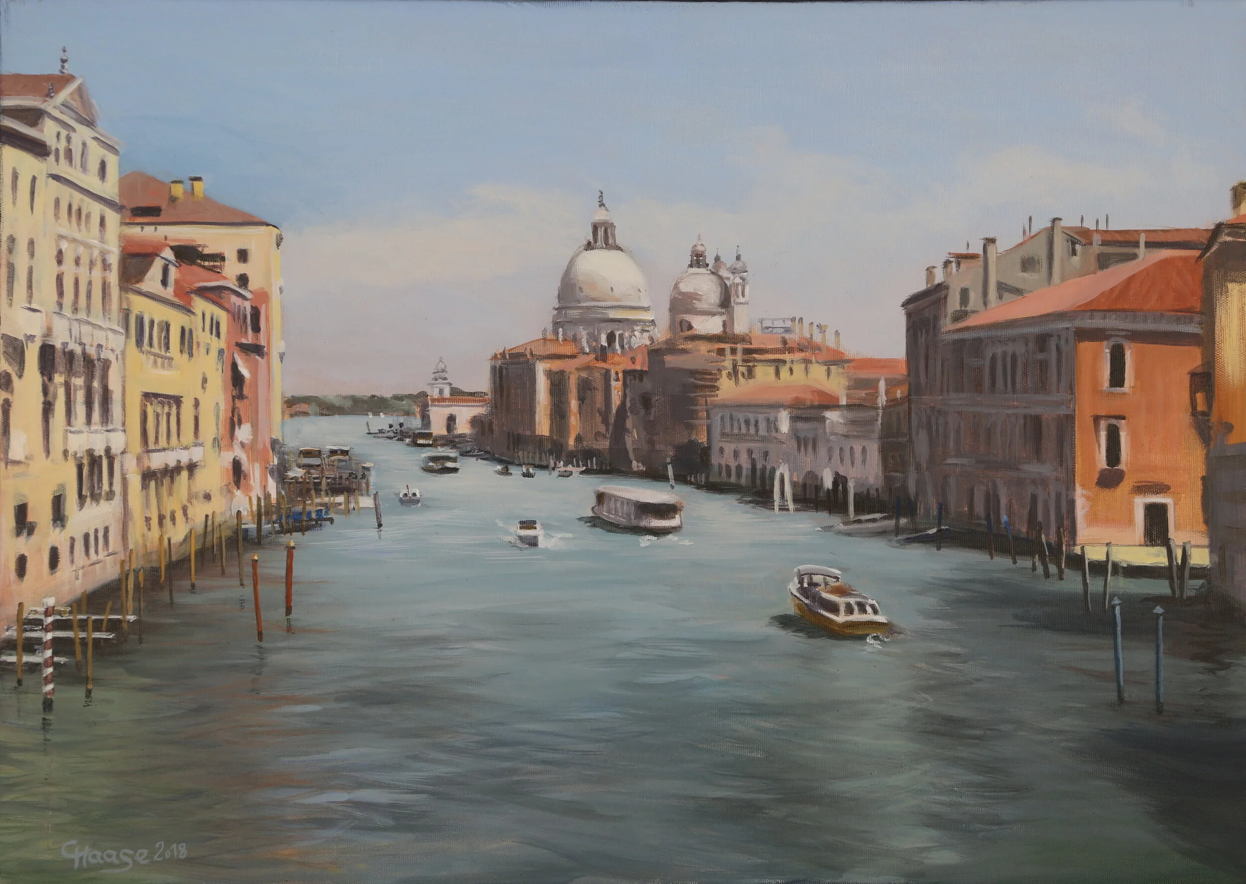 Venedig Blick auf Salute