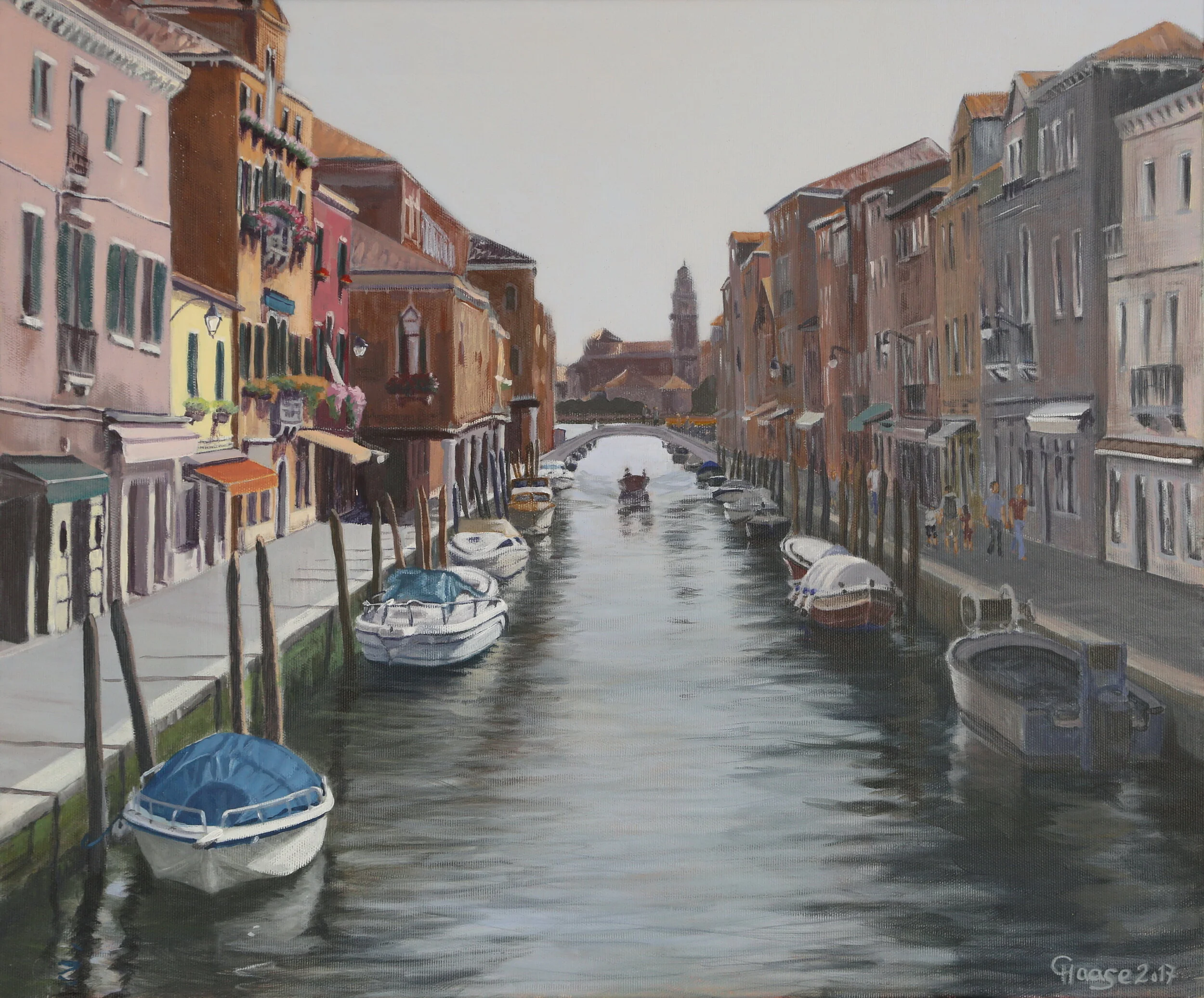 Venedig  - Murano - Rio dei vetrai - Blick auf Chiesa di San Michele