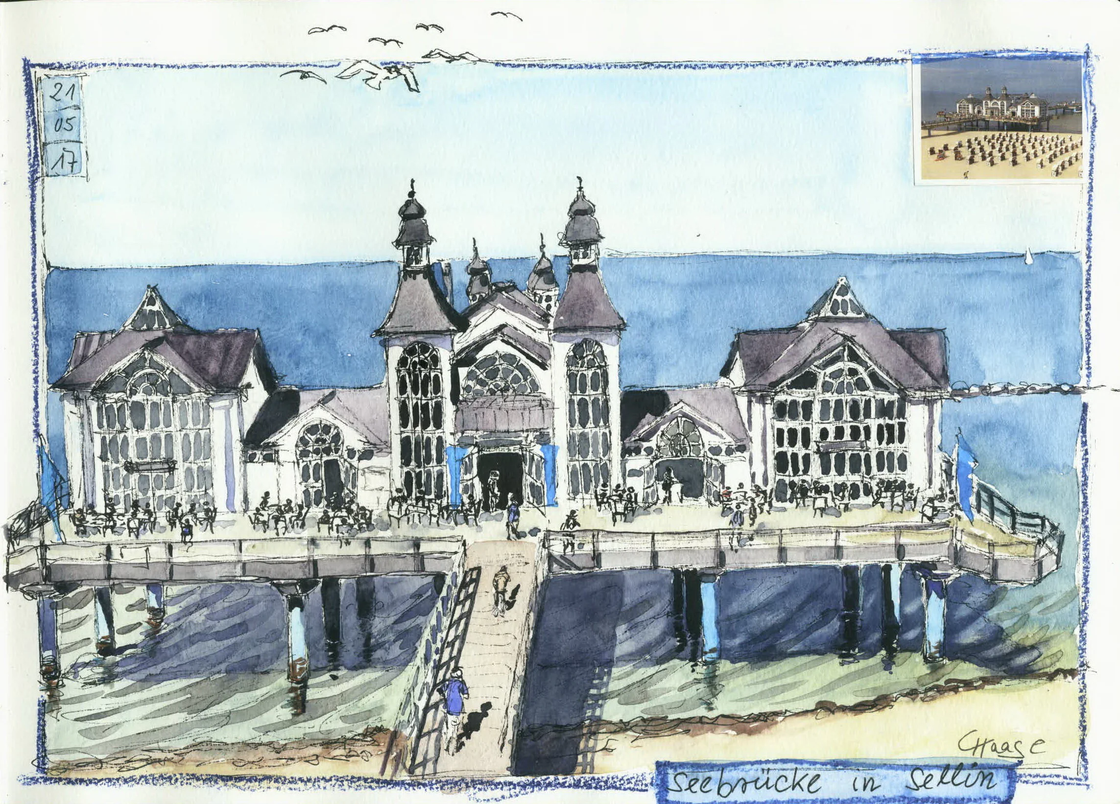 Rügen - Seebrücke von Sellin