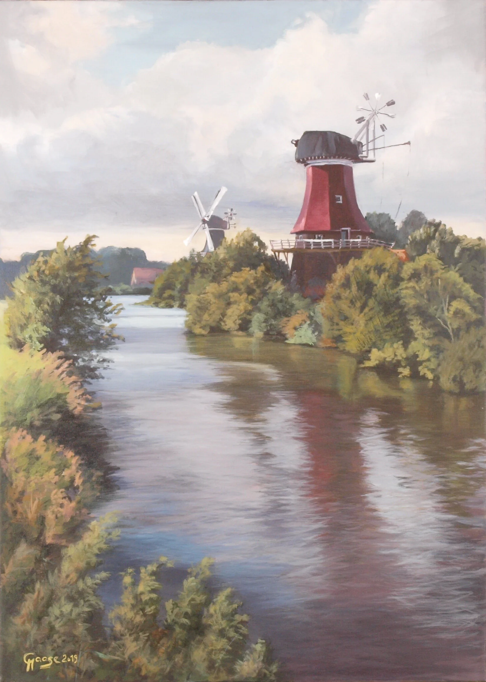 Zwillingsmühlen in Greetsiel