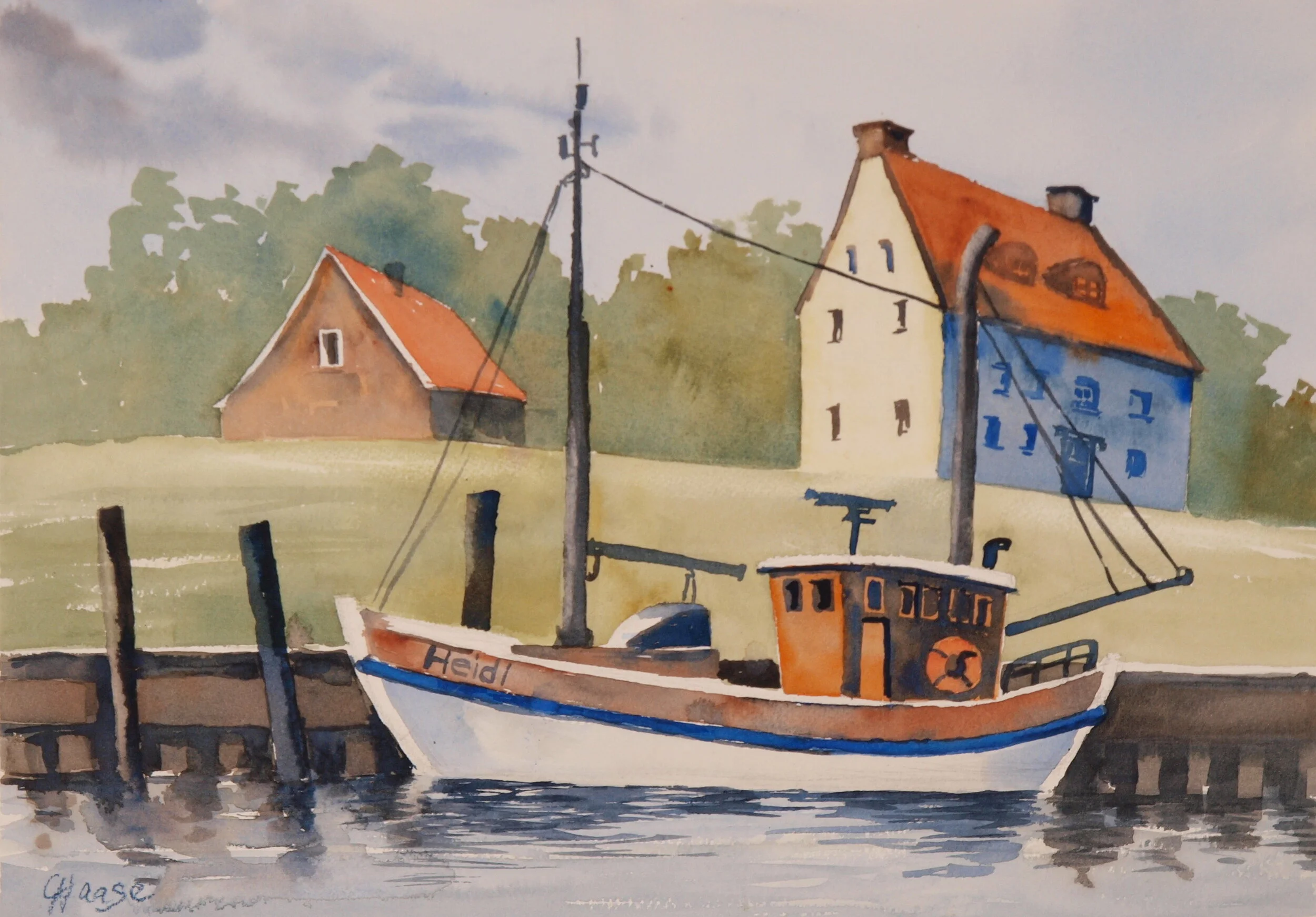 Greetsiel mit Kristina Jurick - Kutter Heidi