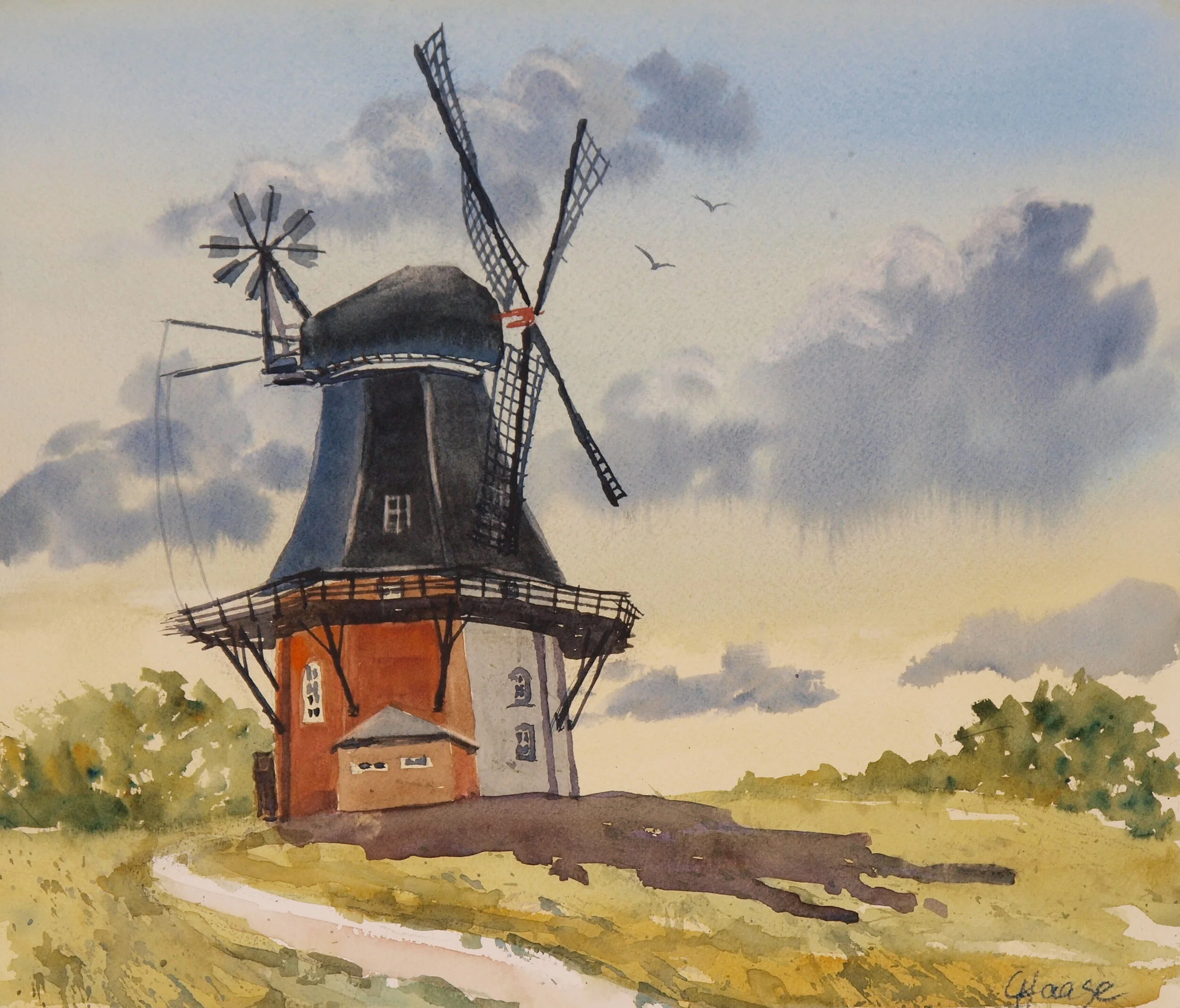 Greetsiel mit Kristina Jurick - Windmühle in Greetsiel