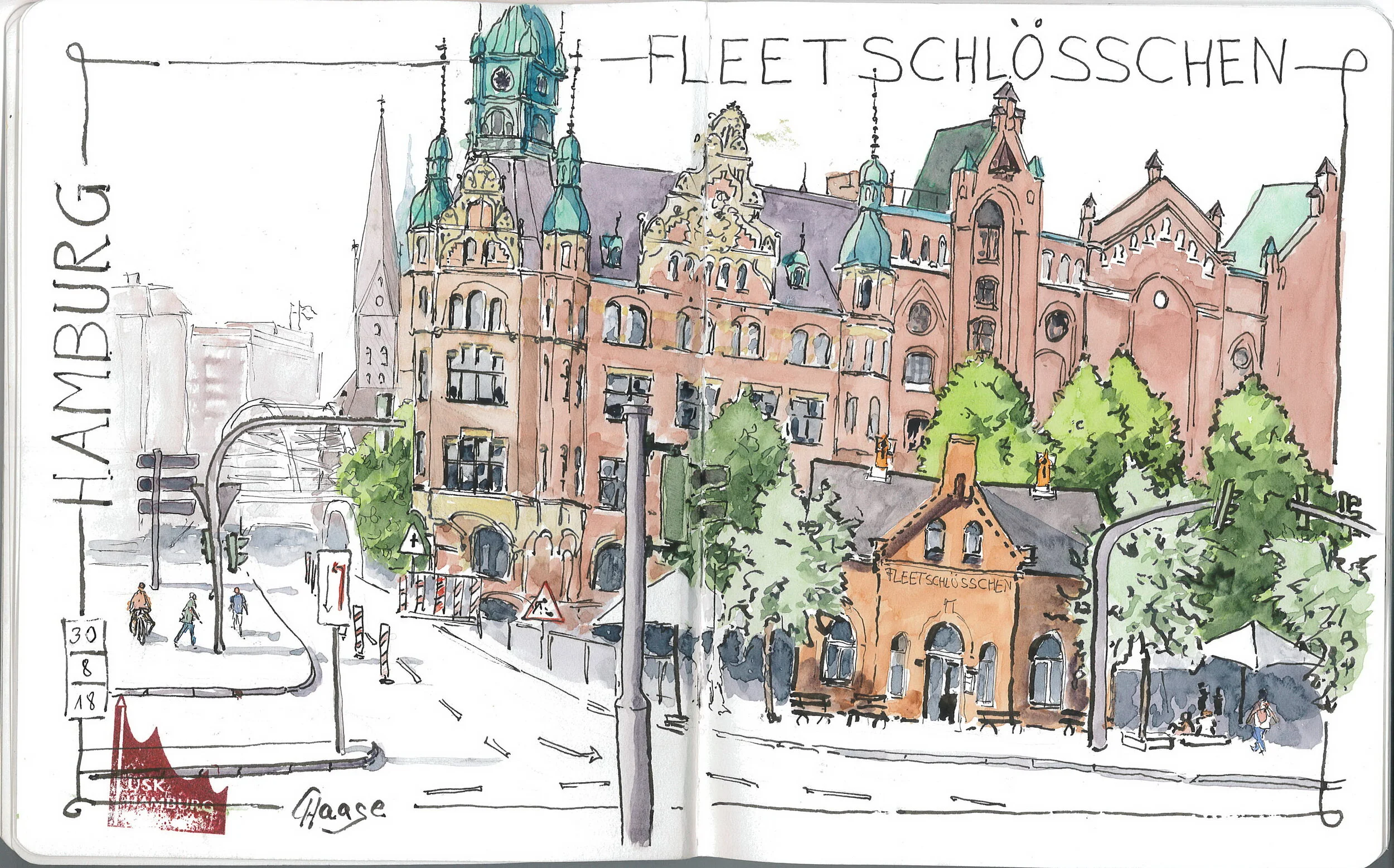 Hamburg  -  Fleetschlöschen
