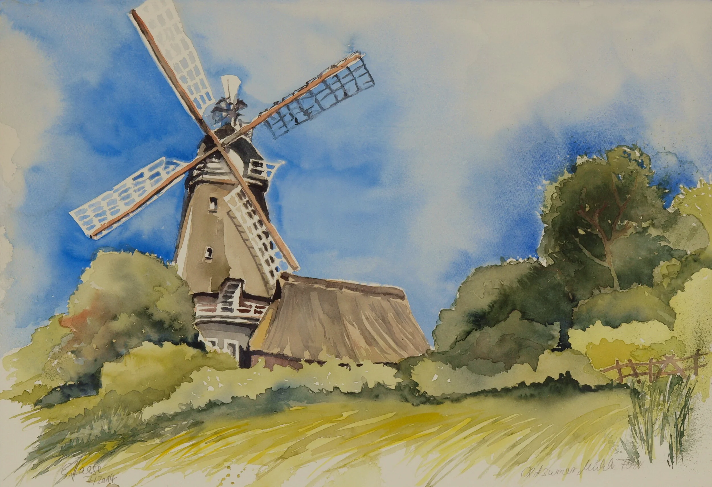 Windmühle in Borgsum - Föhr