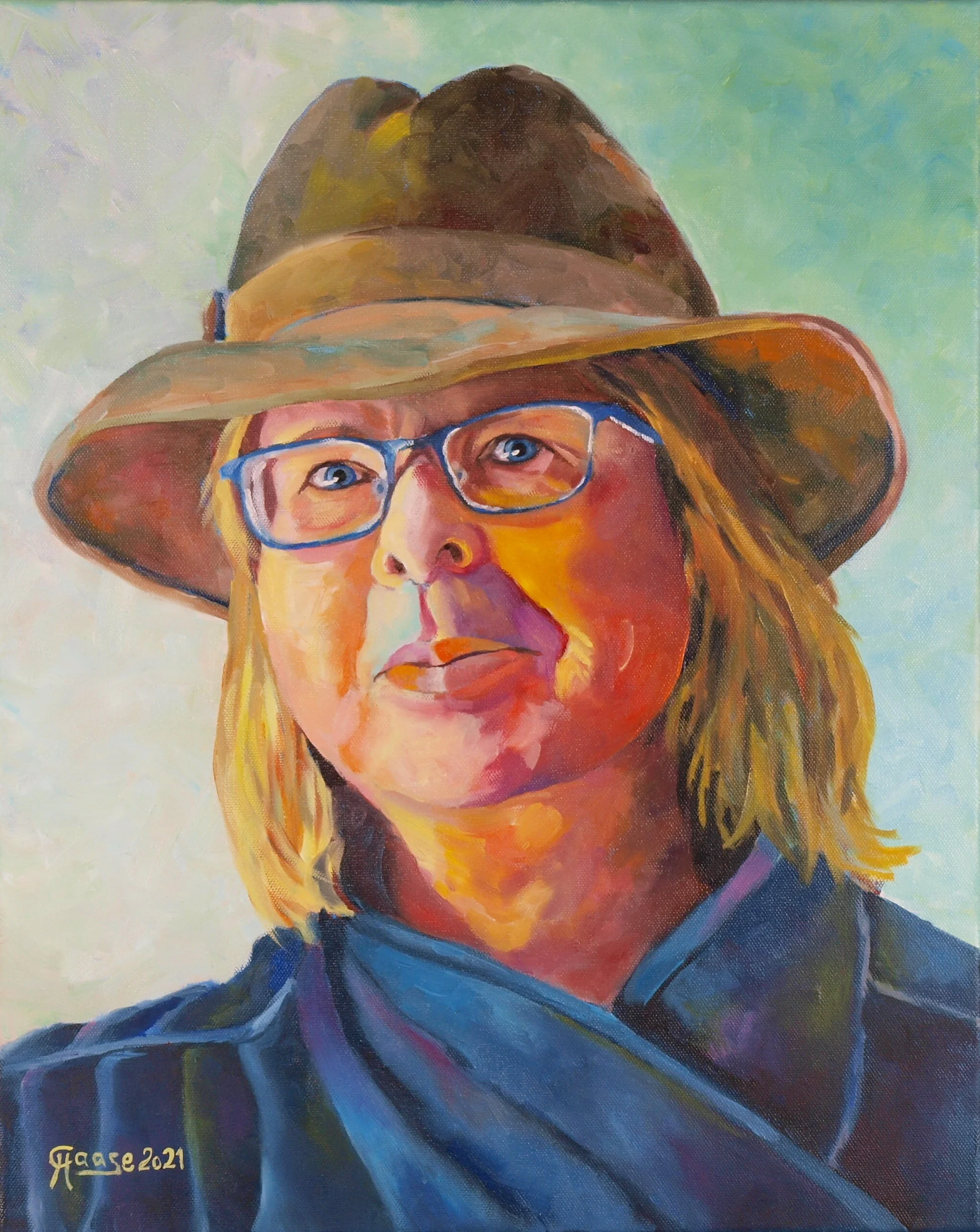 Selbstportrait mit Hut