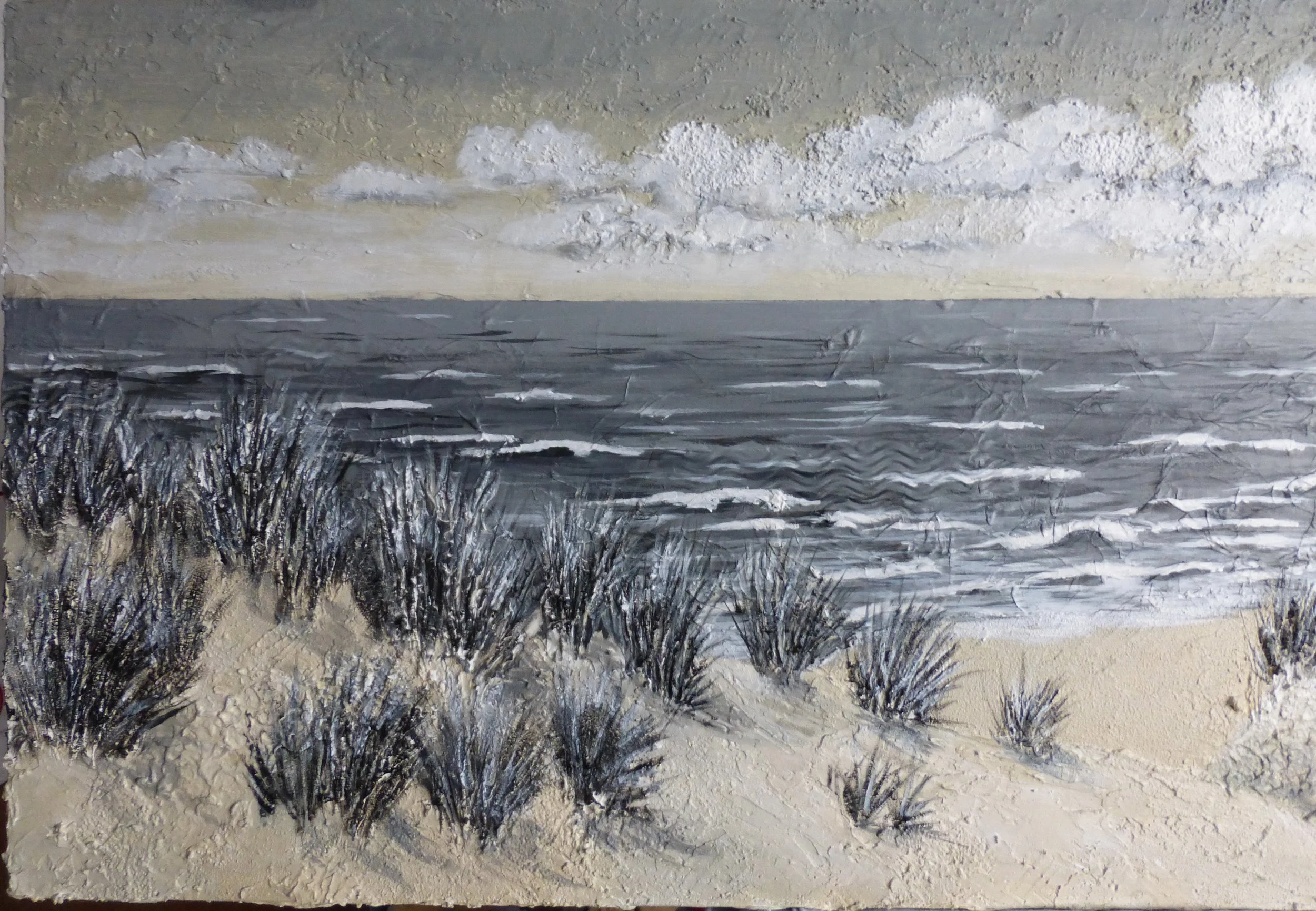 Strandbild - Detail der linken Seite