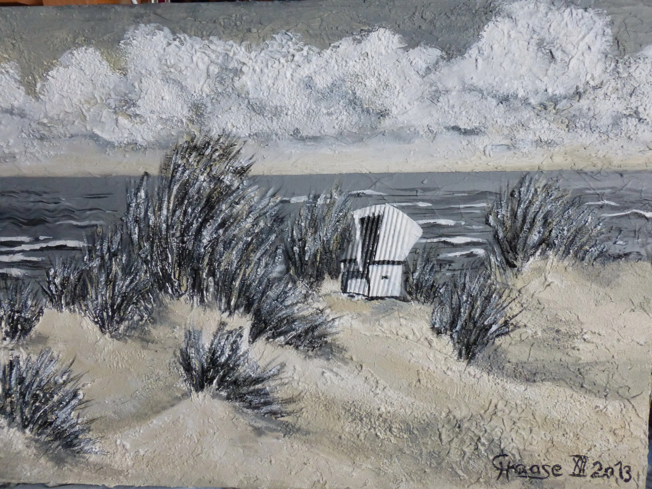 Strandbild  -  Detail rechte Seite