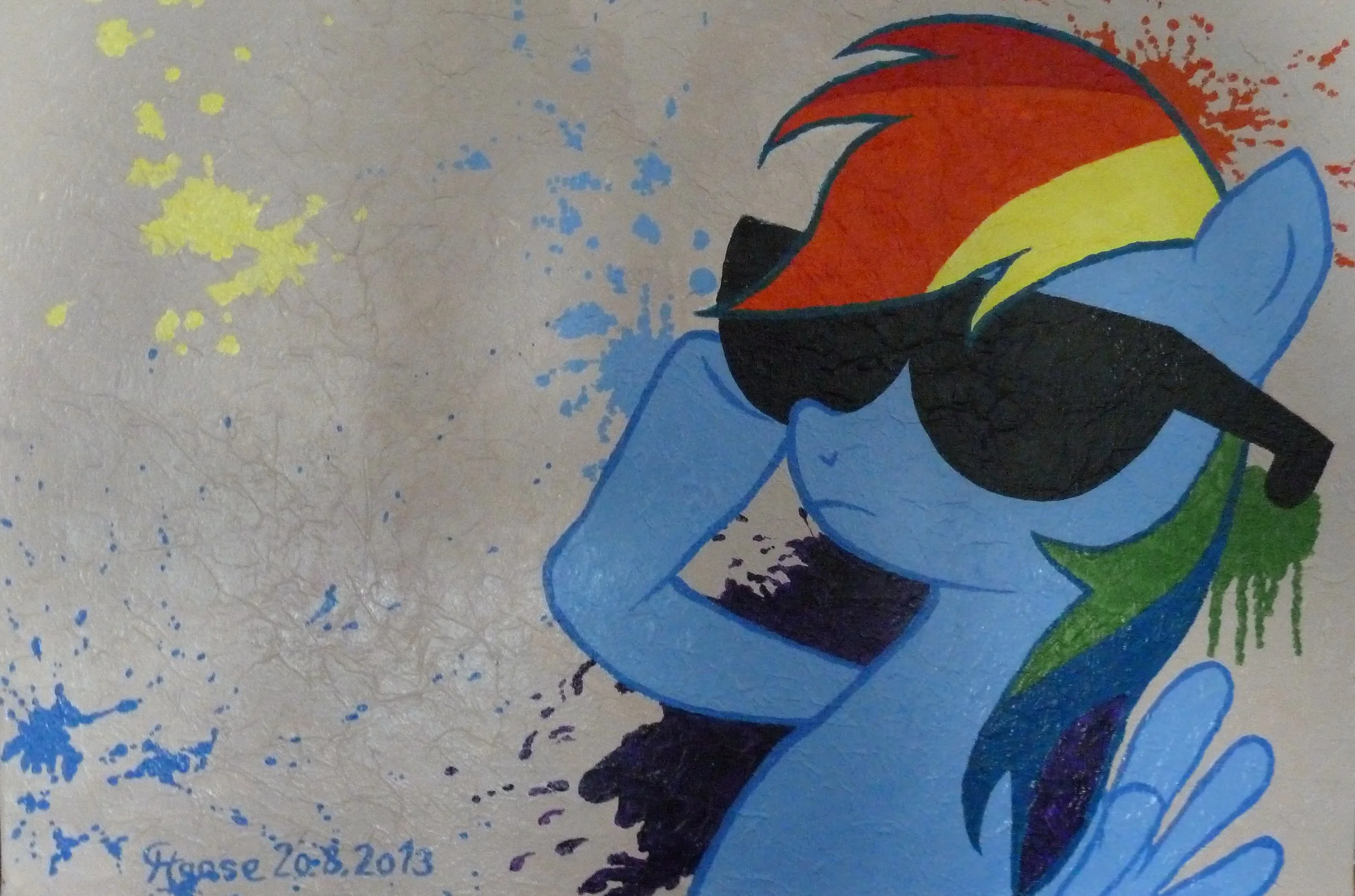 Regenbogen-Pony