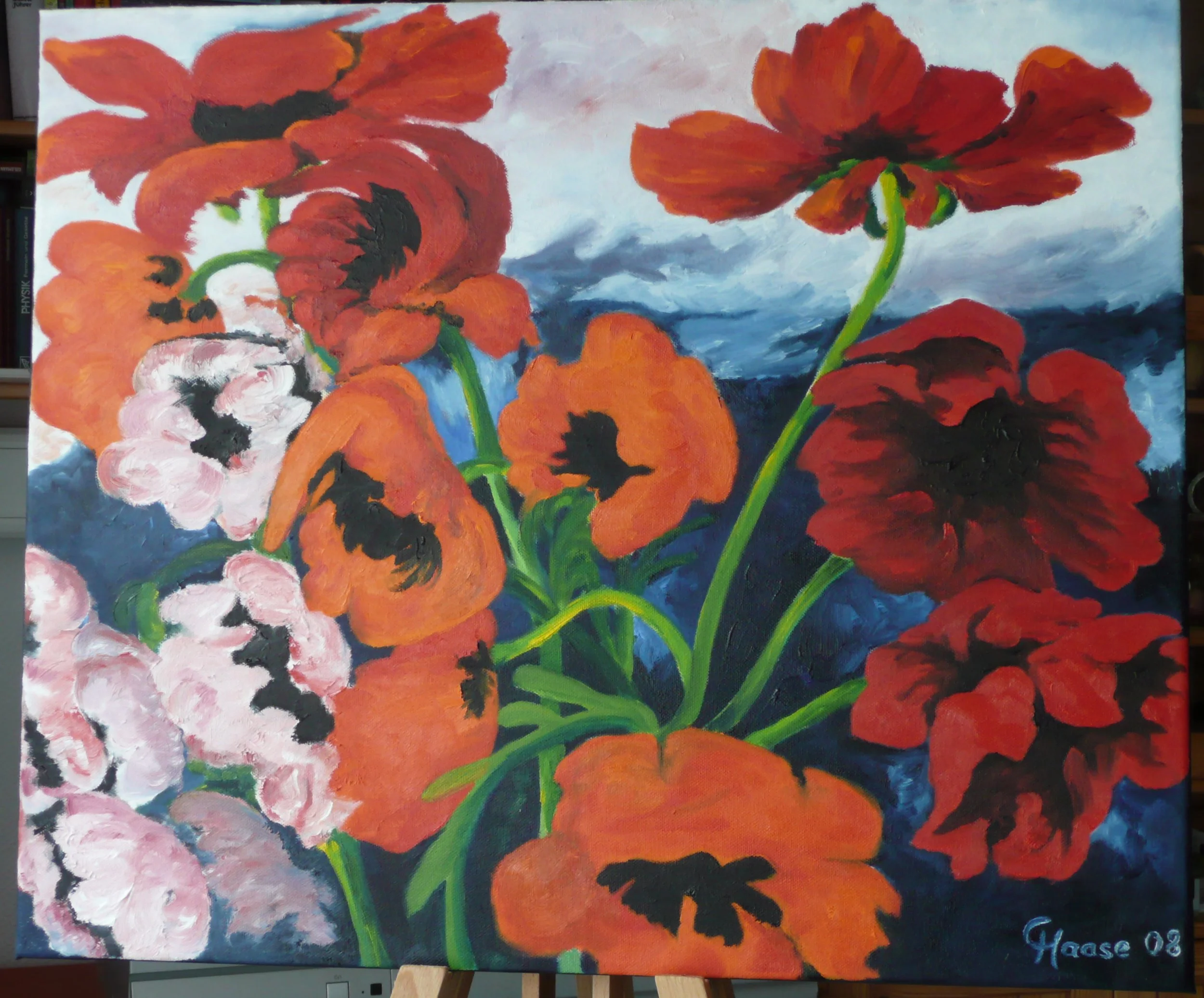 Kopie eines Blumenbildes von Nolde