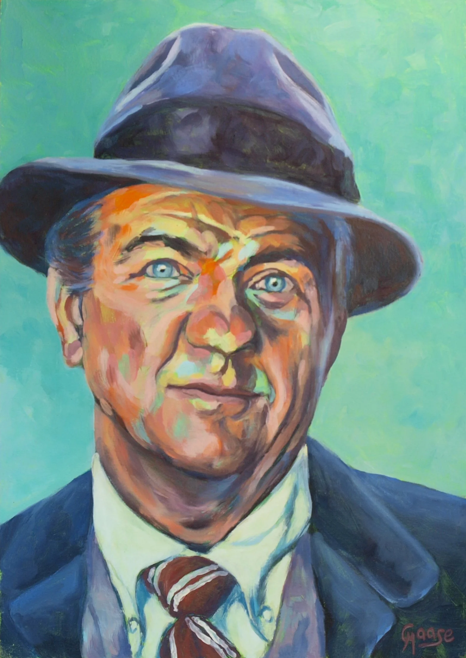 US-Schauspieler  Karl Malden aus "Die Straßen von San Francisco"