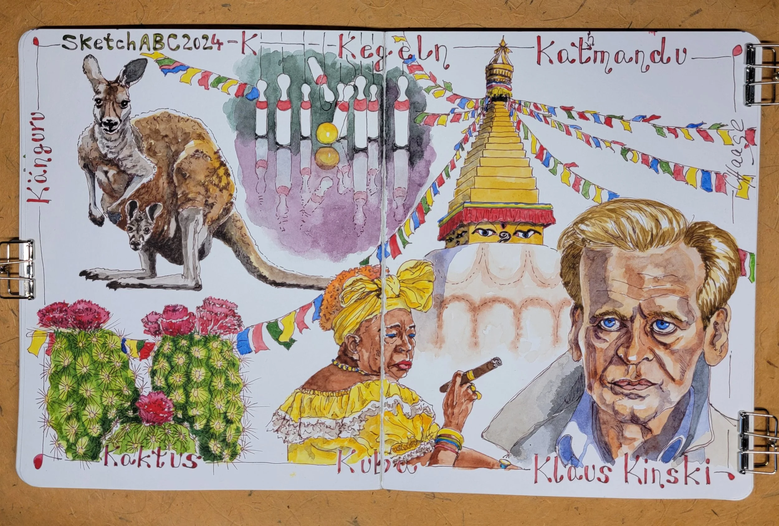 SketchABC2024  -  Der Buchstabe K