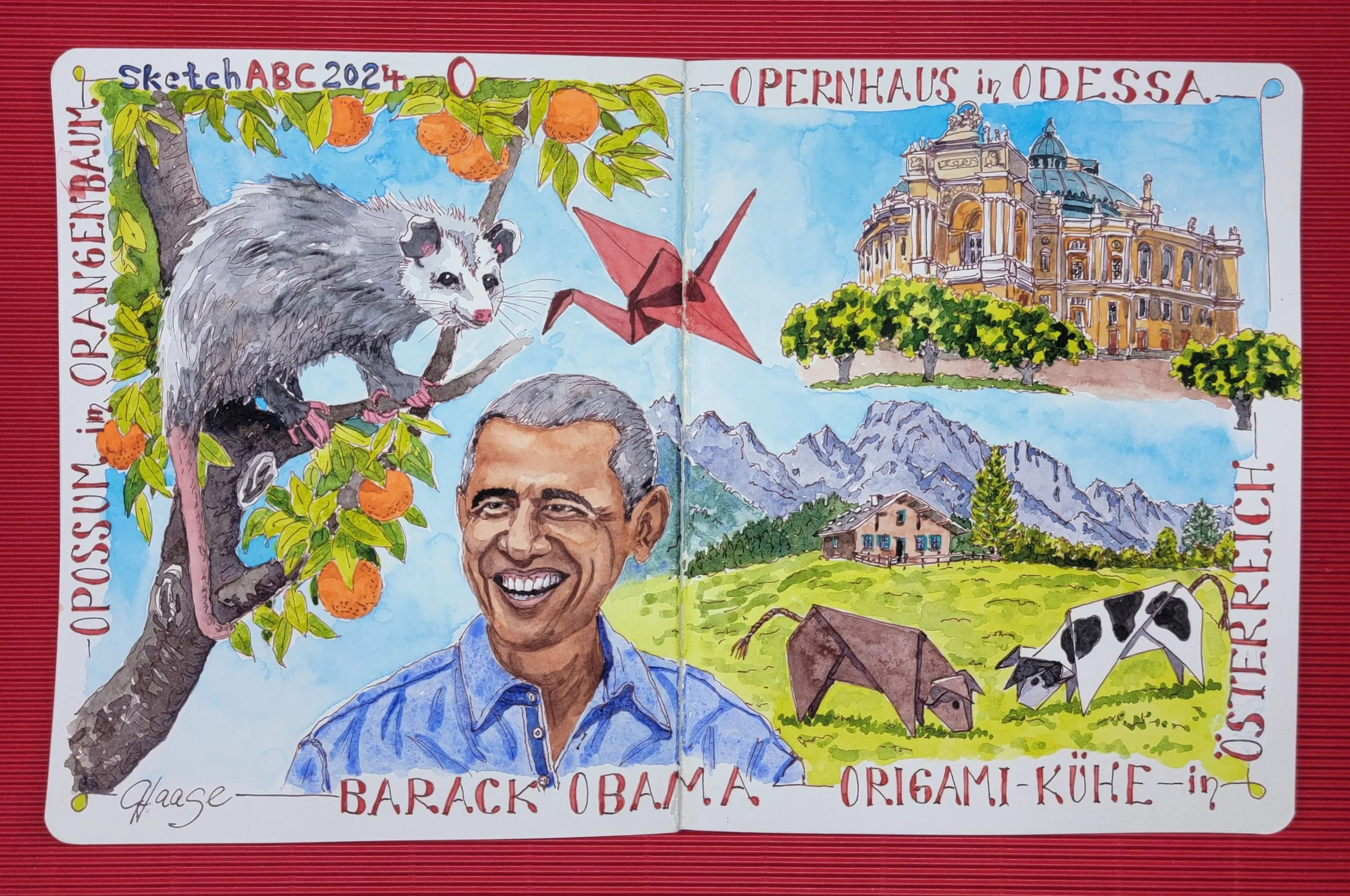 SketchABC2024  -  Der Buchstabe O