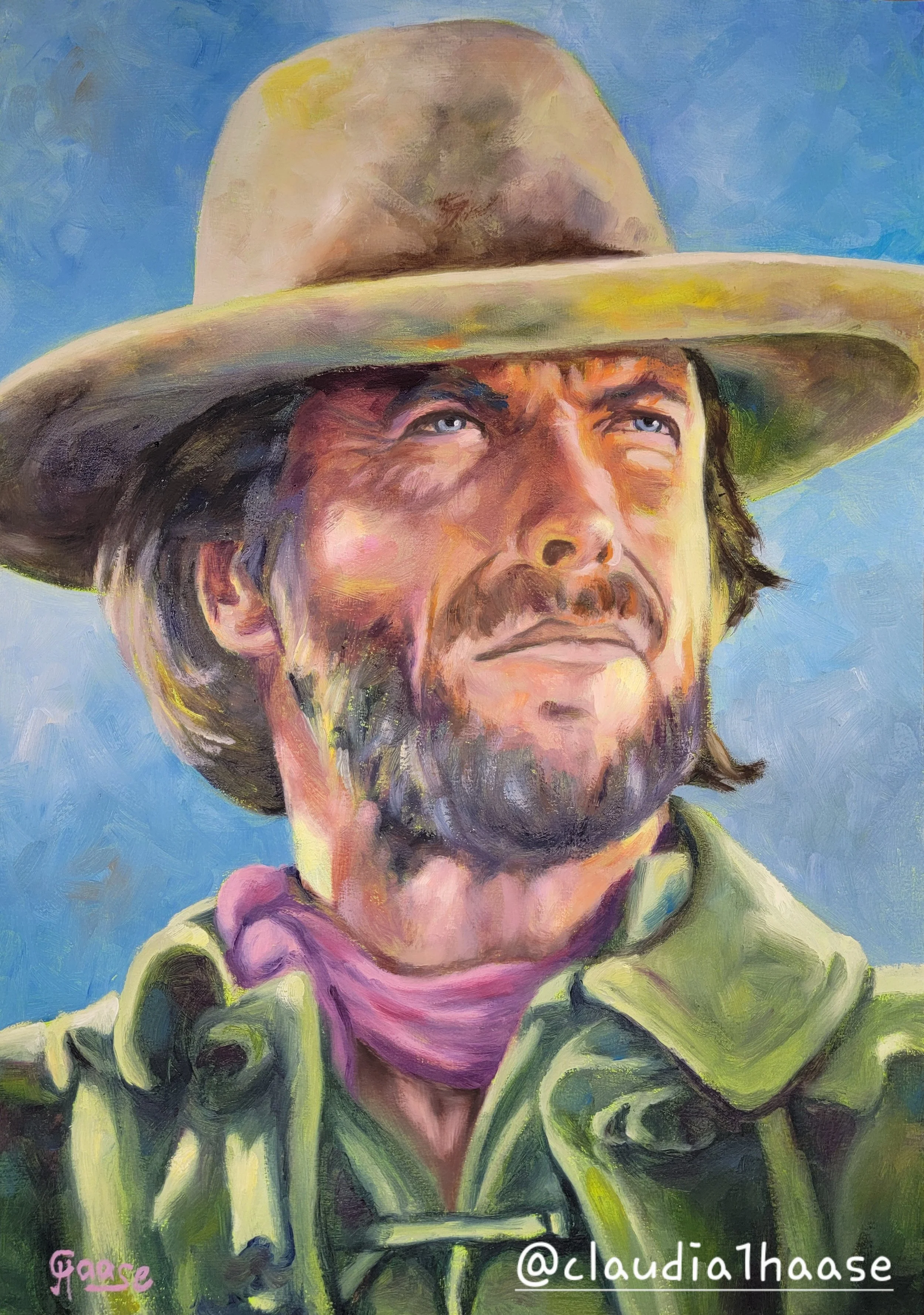 Portrait von Clint Eastwood