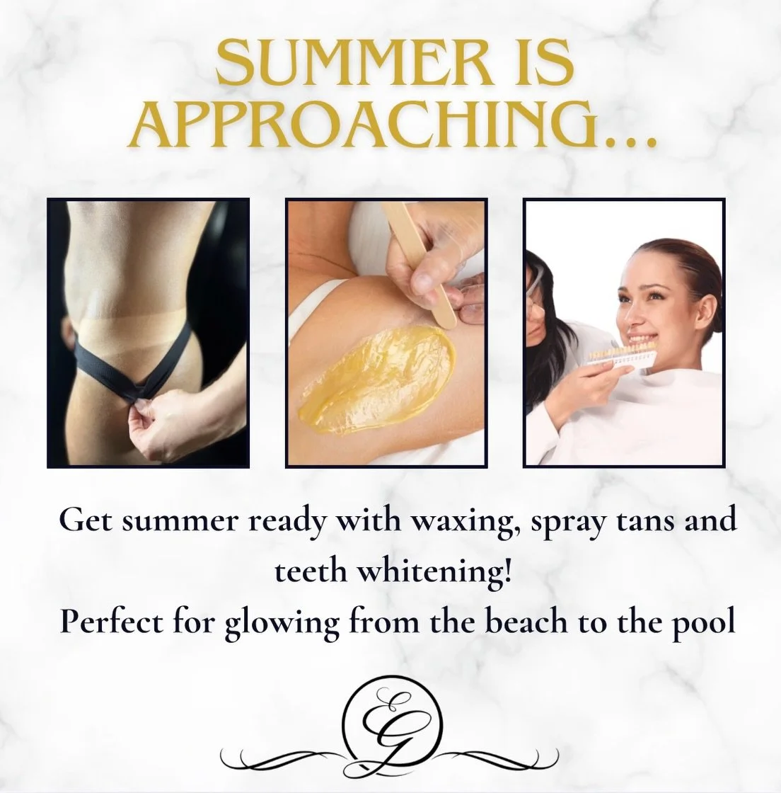 Bronzed skin, a brighter smile, and silky smooth skin🐚

EGO has the ultimate summer refresh so you can step into summer feeling confident, radiant, and ready for every sun-soaked moment 🤩

Call 732.414.6124 or visit www.egosalonandspa.com to book y