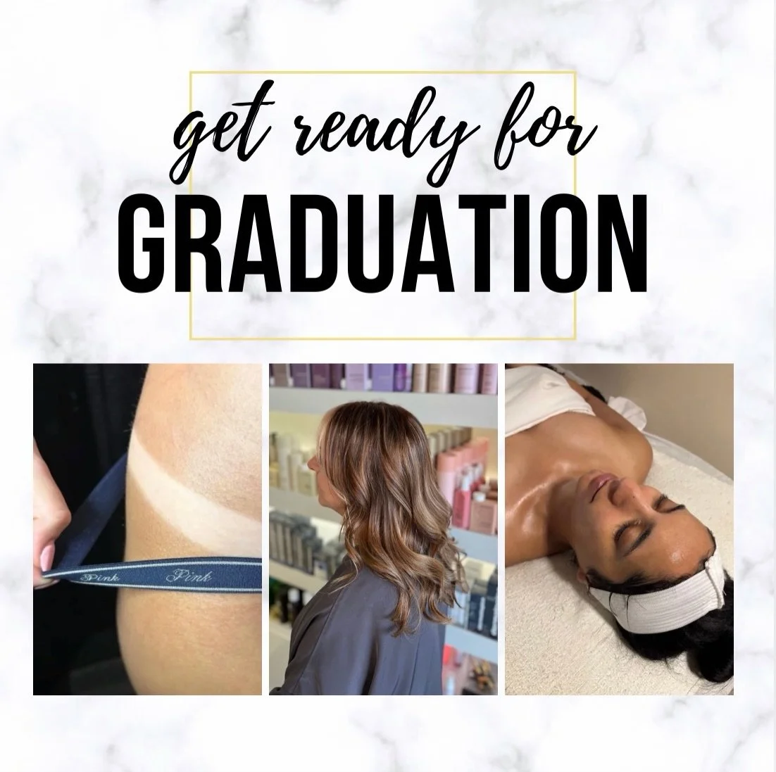 Graduation season is here 🎓✨

Fresh haircut, glowing facial, and the perfect spray tan for all your graduation photos 📸🖤

To book an appointment visit www.egosalonandspa.com or call 732.414.6124 📞

#egosalonandspa #explore #njsalonandspa #graduat