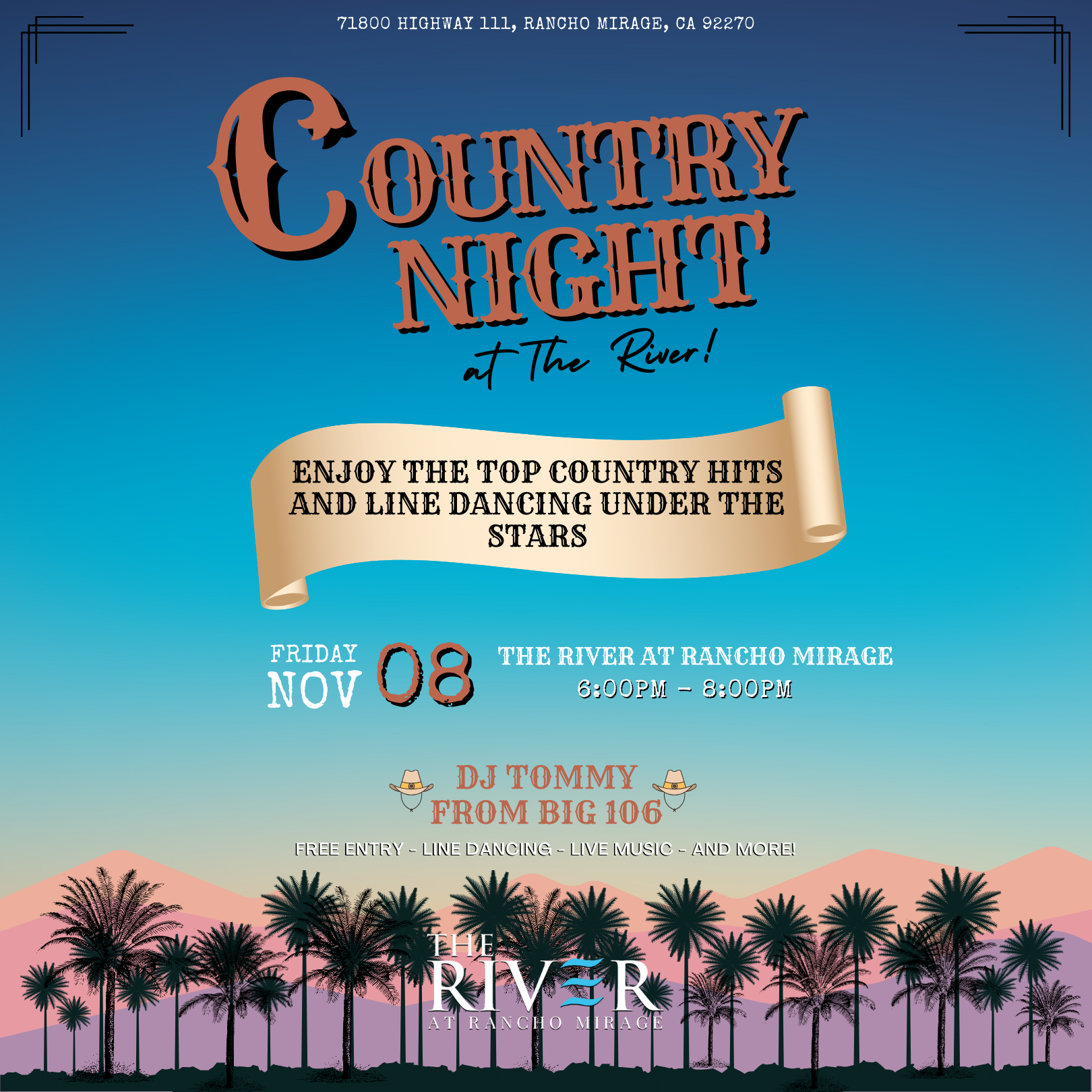 Country Night at The River!